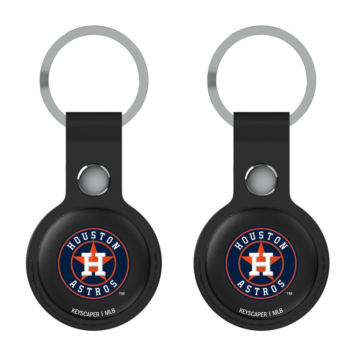 Houston Astros Insignia Black Airtag Holder 2-Pack 1