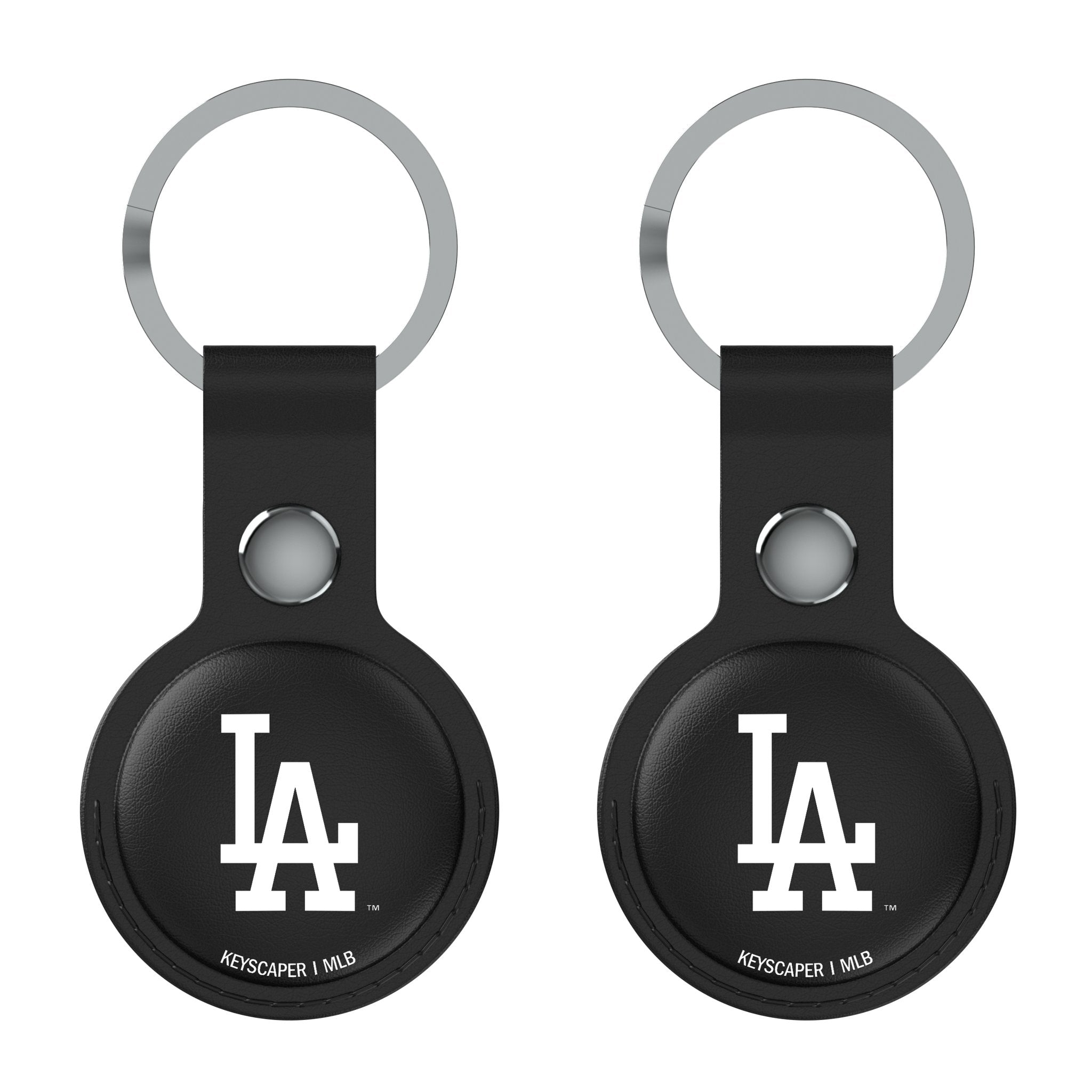 LA Dodgers Insignia Black Airtag Holder 2-Pack 1
