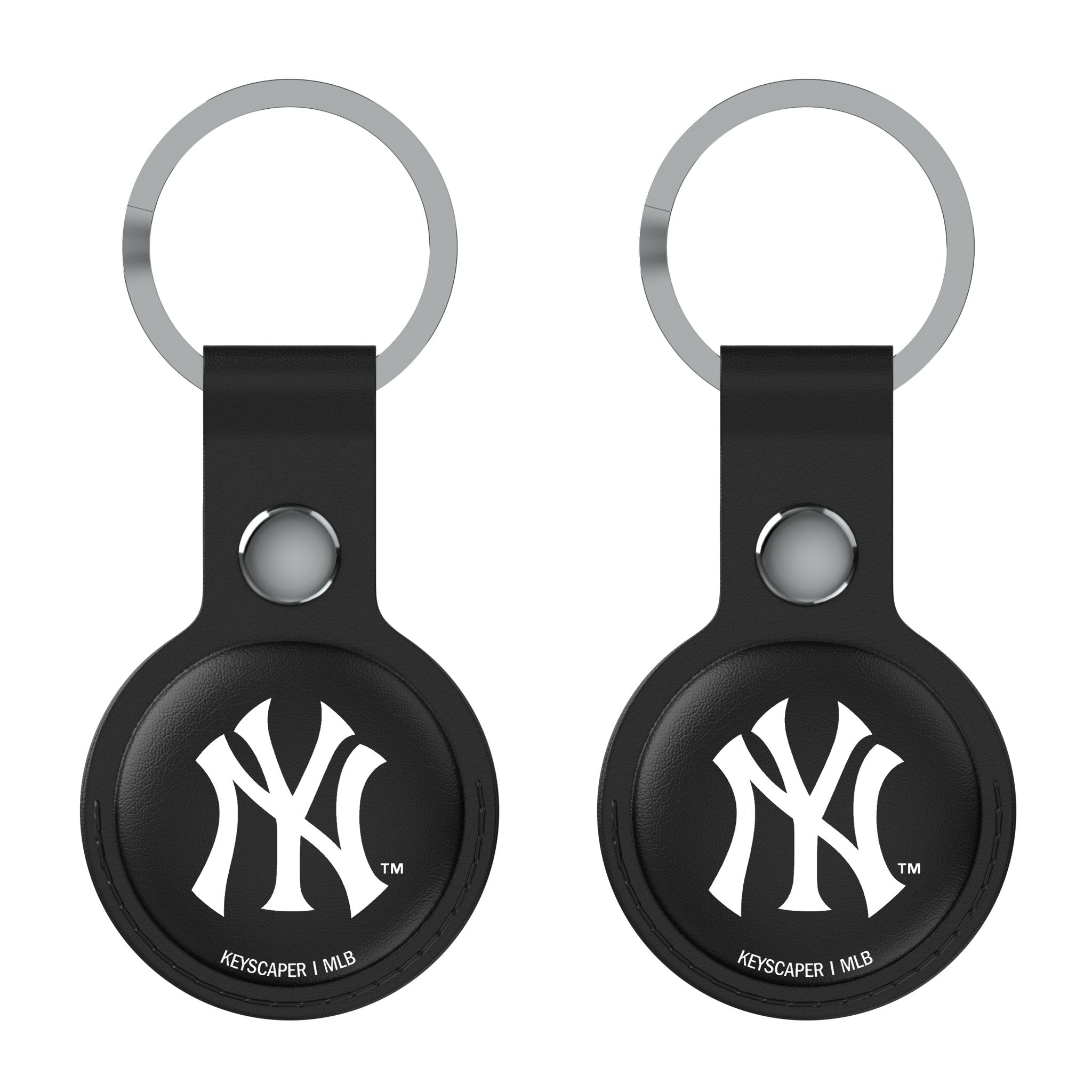 New York Yankees Insignia Black Airtag Holder 2-Pack