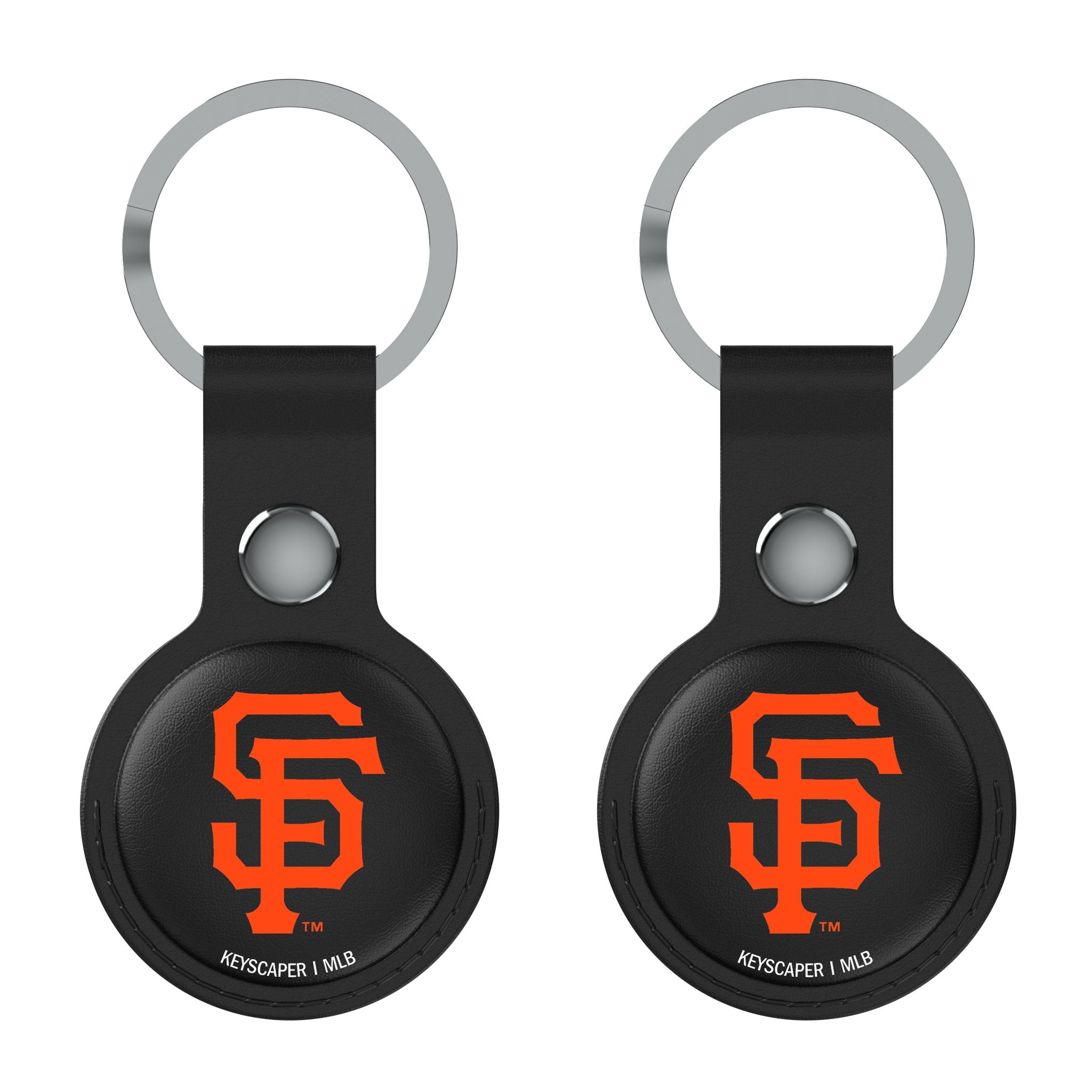 San Francisco Giants Insignia Black Airtag Holder 2-Pack