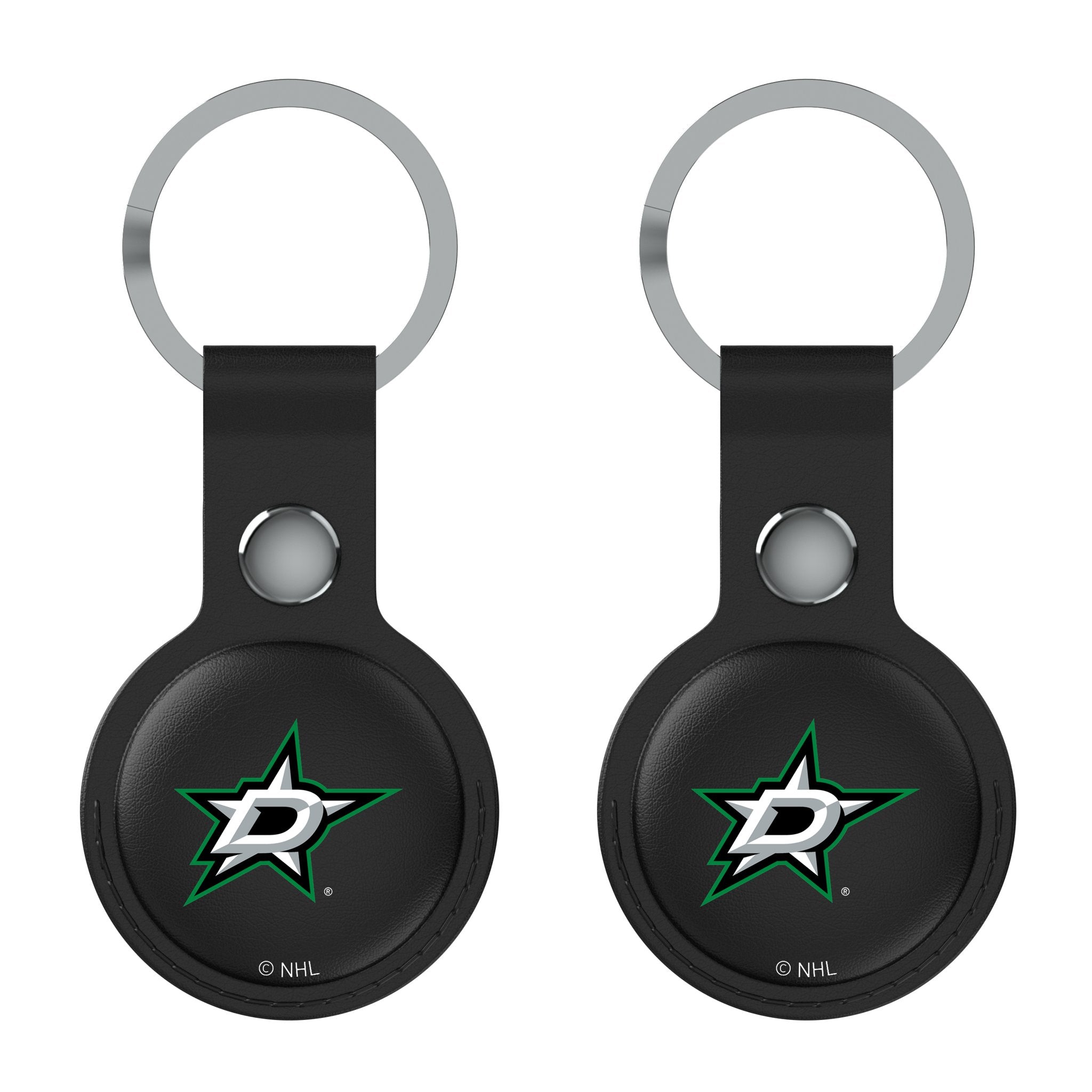 Dallas Stars Insignia Black Airtag Holder 2-Pack