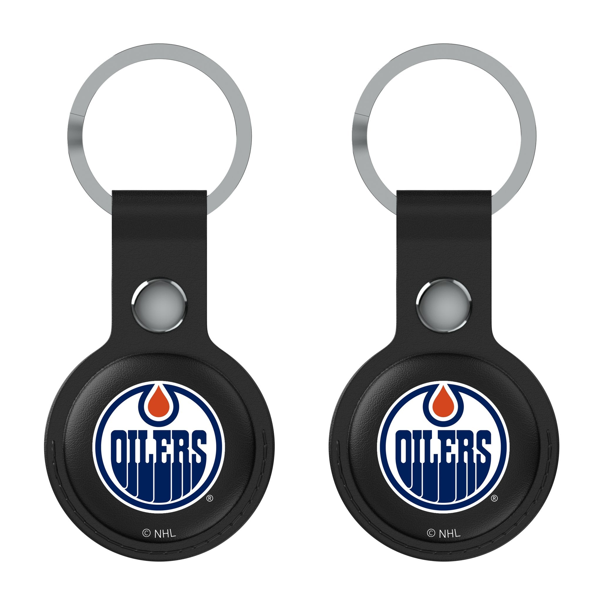 Edmonton Oilers Insignia Black Airtag Holder 2-Pack