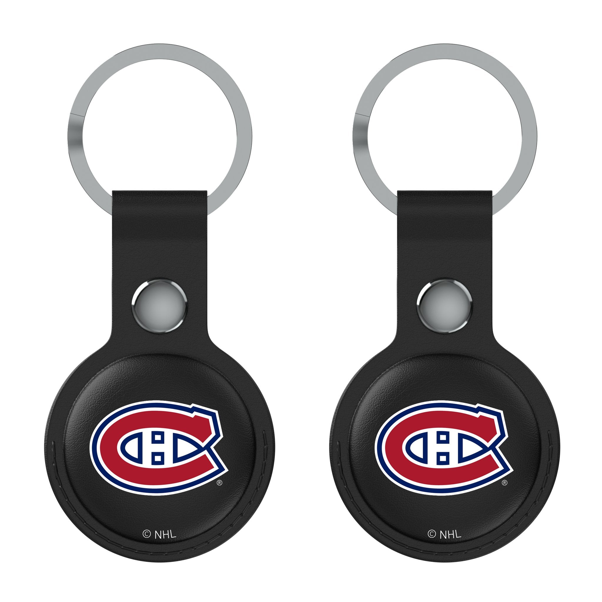 Montreal Canadiens Insignia Black Airtag Holder 2-Pack