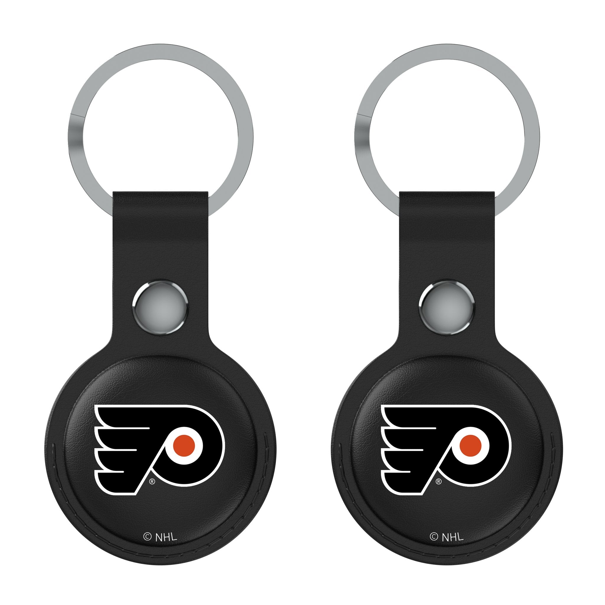 Philadelphia Flyers Insignia Black Airtag Holder 2-Pack