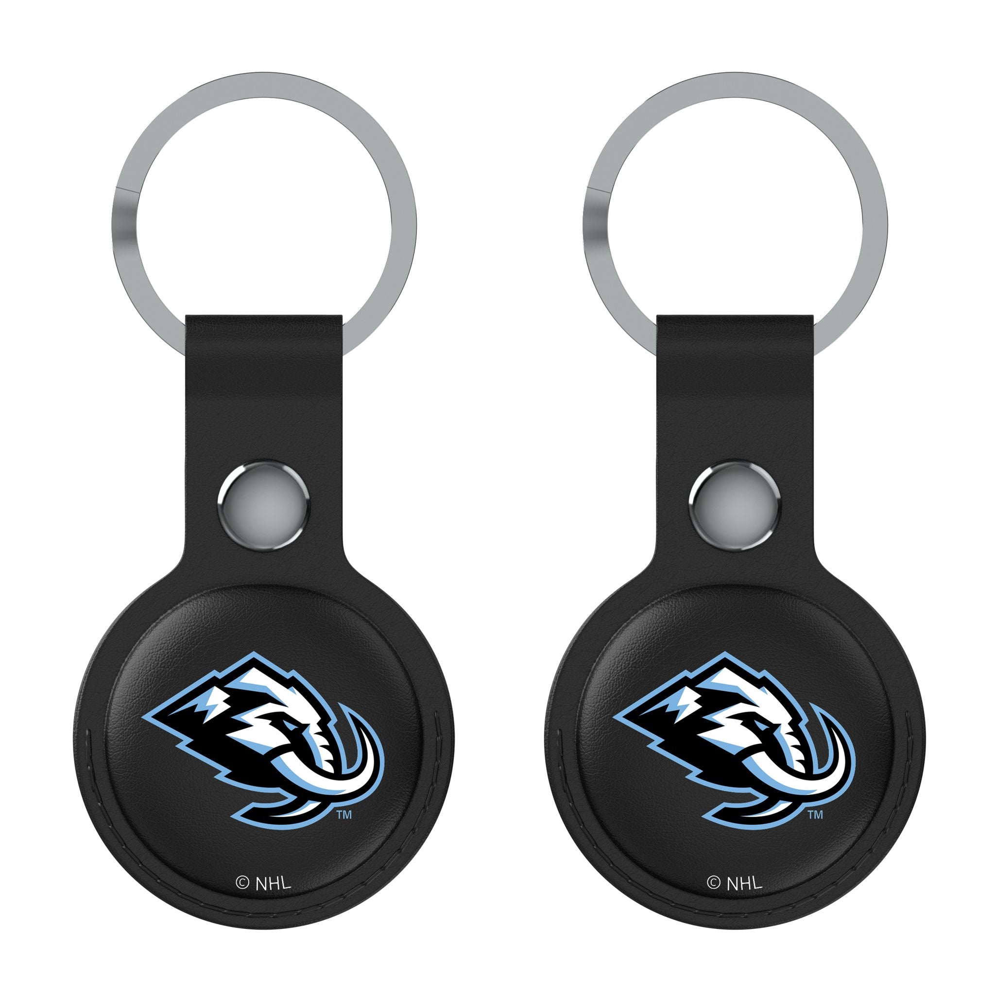 Utah Mammoth Insignia Black Airtag Holder 2-Pack
