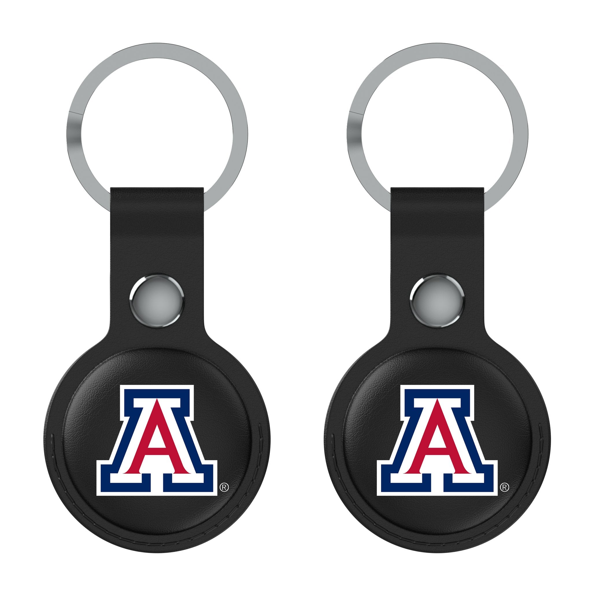 University of Arizona Wildcats Insignia Black Airtag Holder 2-Pack 1