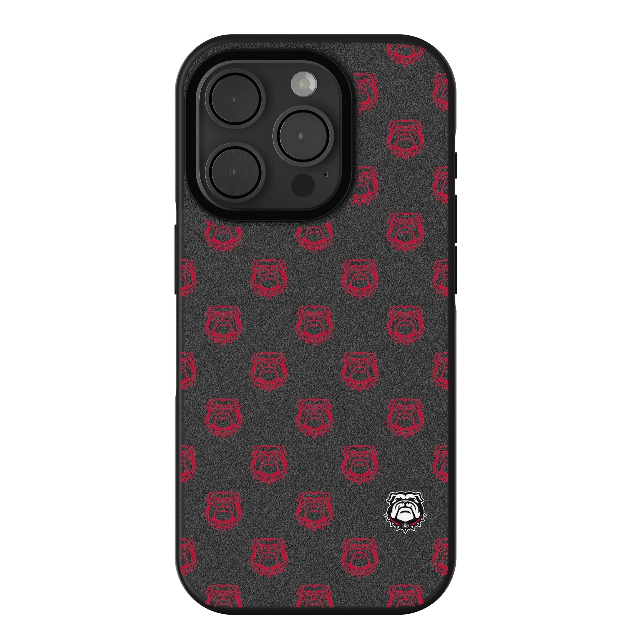 University of Georgia Bulldogs Uga Fashion Pattern Bump Phone Case for Apple iPhone 1