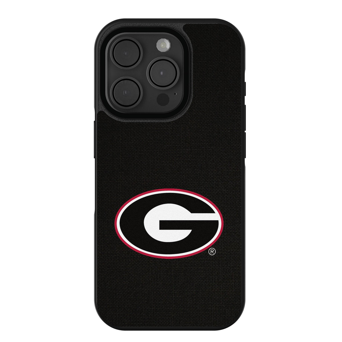 University of Georgia Bulldogs Solid Bump Phone Case for Apple iPhone 1