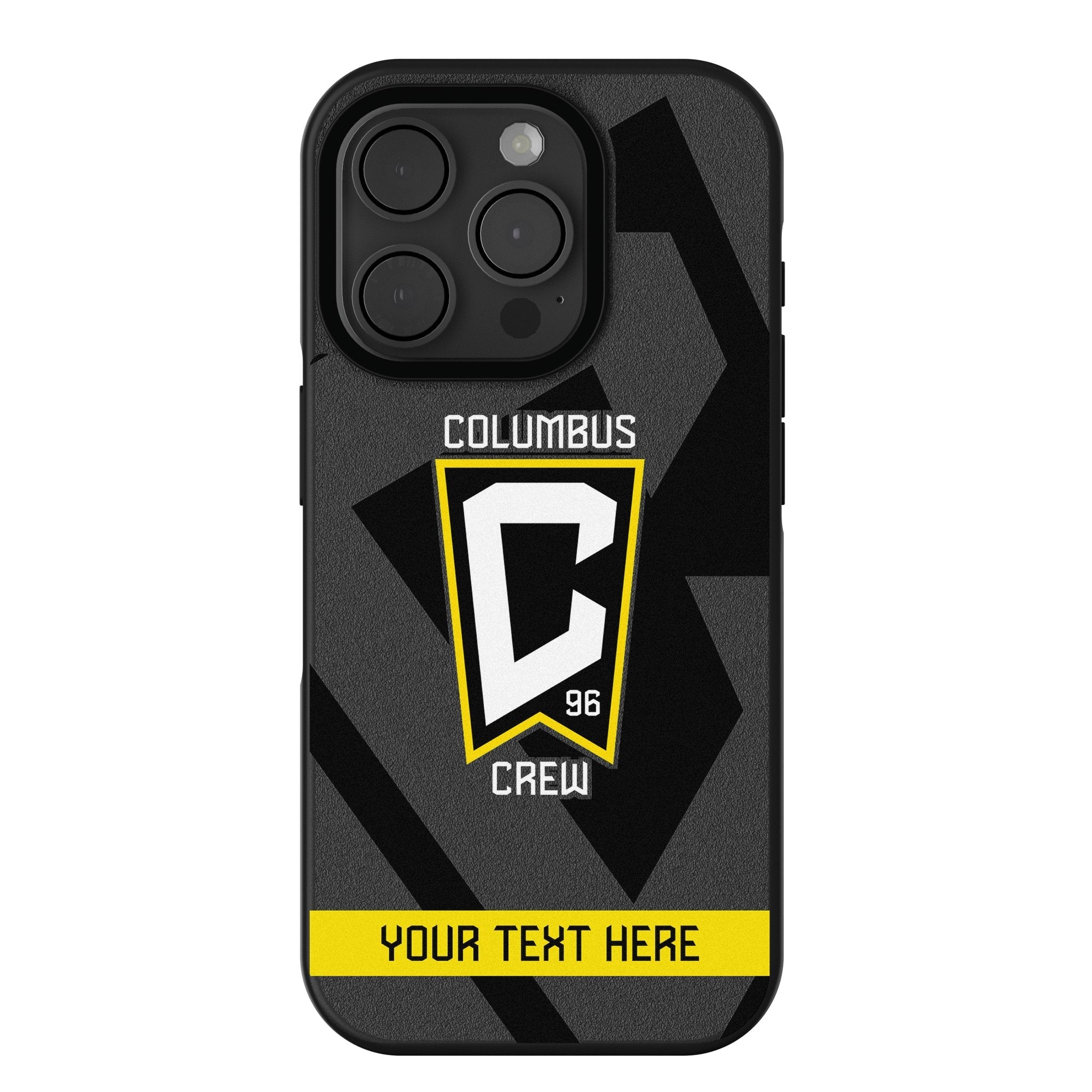 Columbus Crew Personalized Tilt Bump Phone Case for Apple iPhone