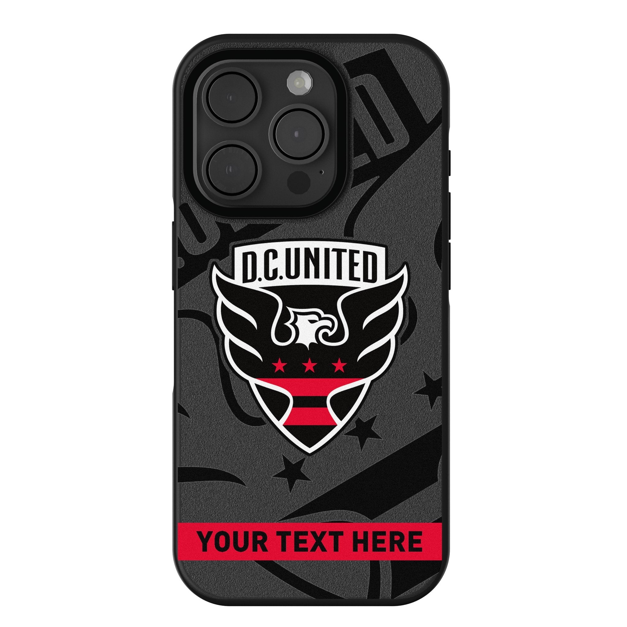 DC United Personalized Tilt Bump Phone Case for Apple iPhone