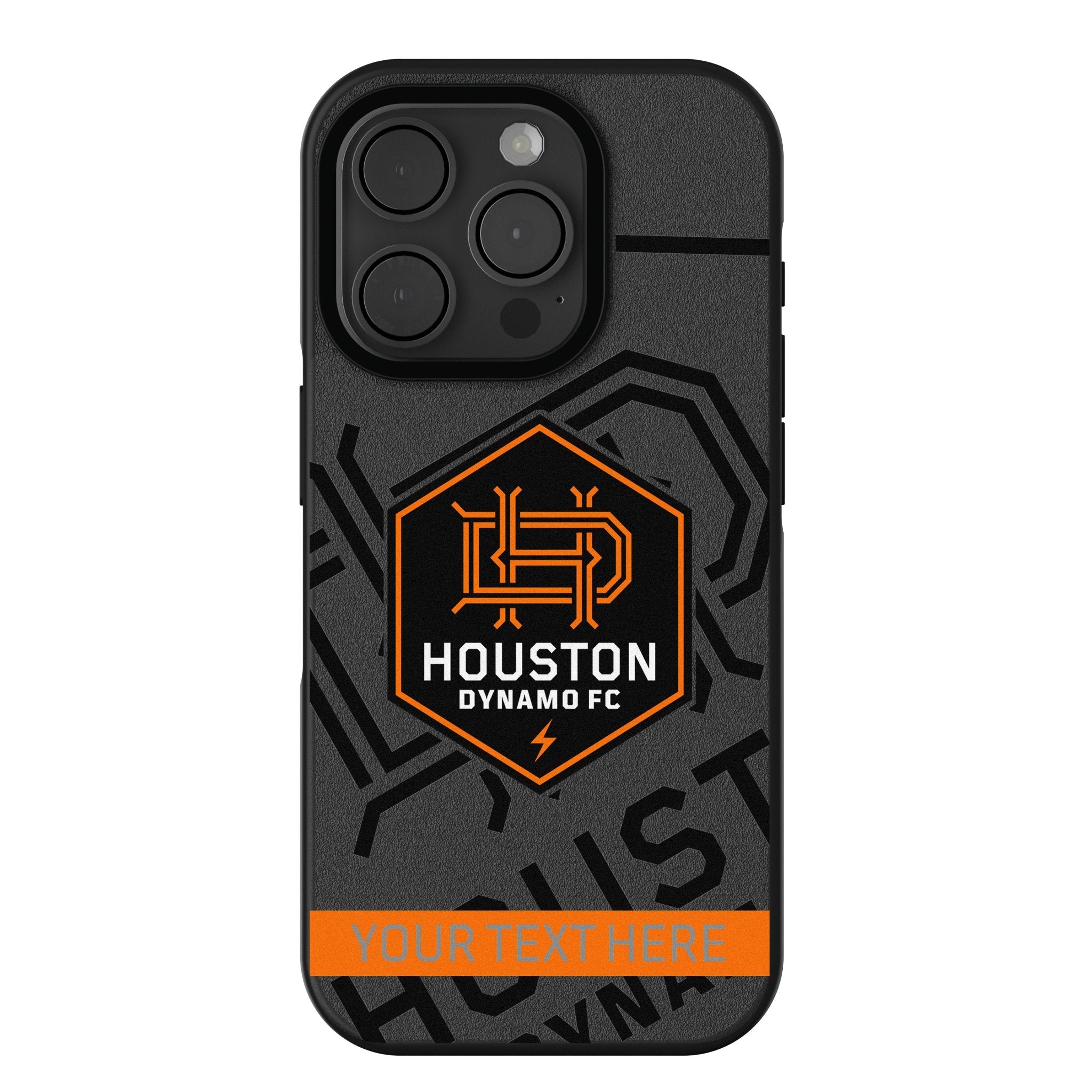Houston Dynamo Personalized Tilt Bump Phone Case for Apple iPhone