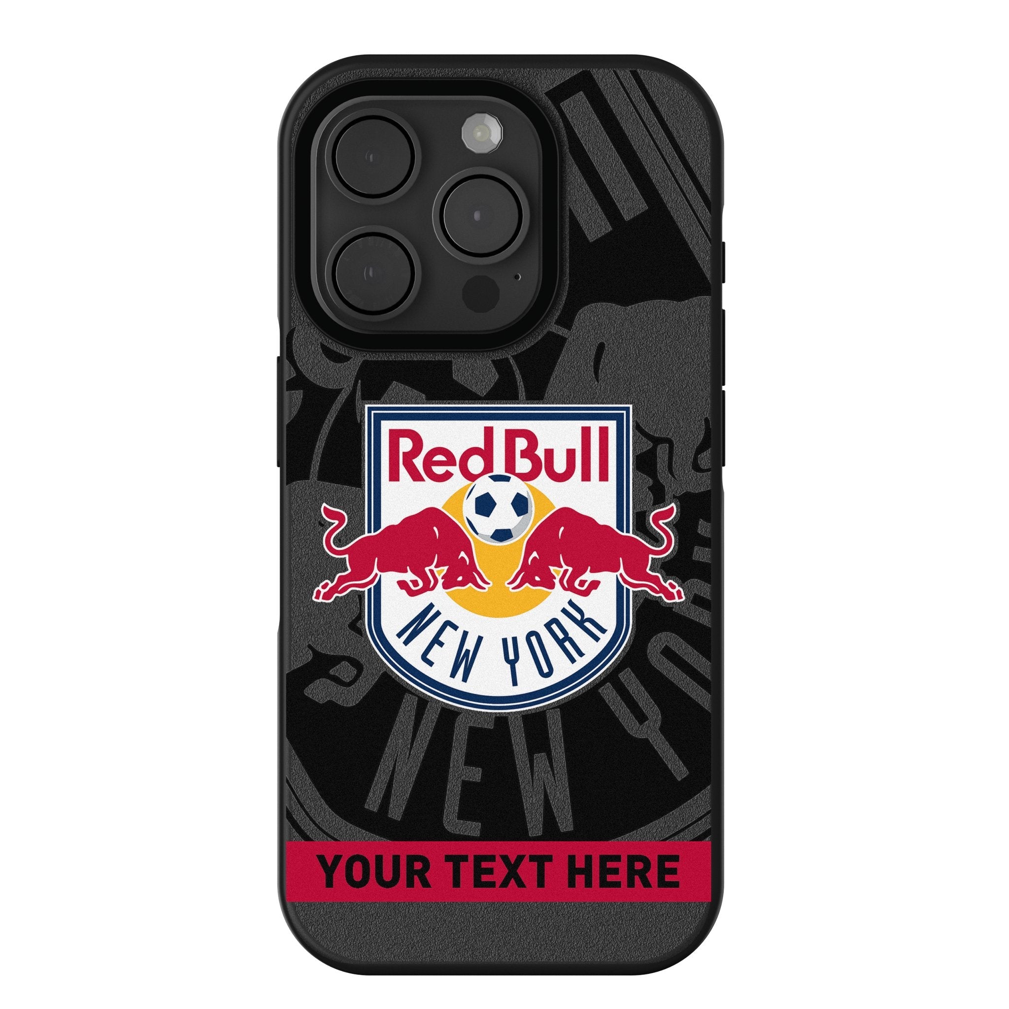 New York Red Bulls Personalized Tilt Bump Phone Case for Apple iPhone