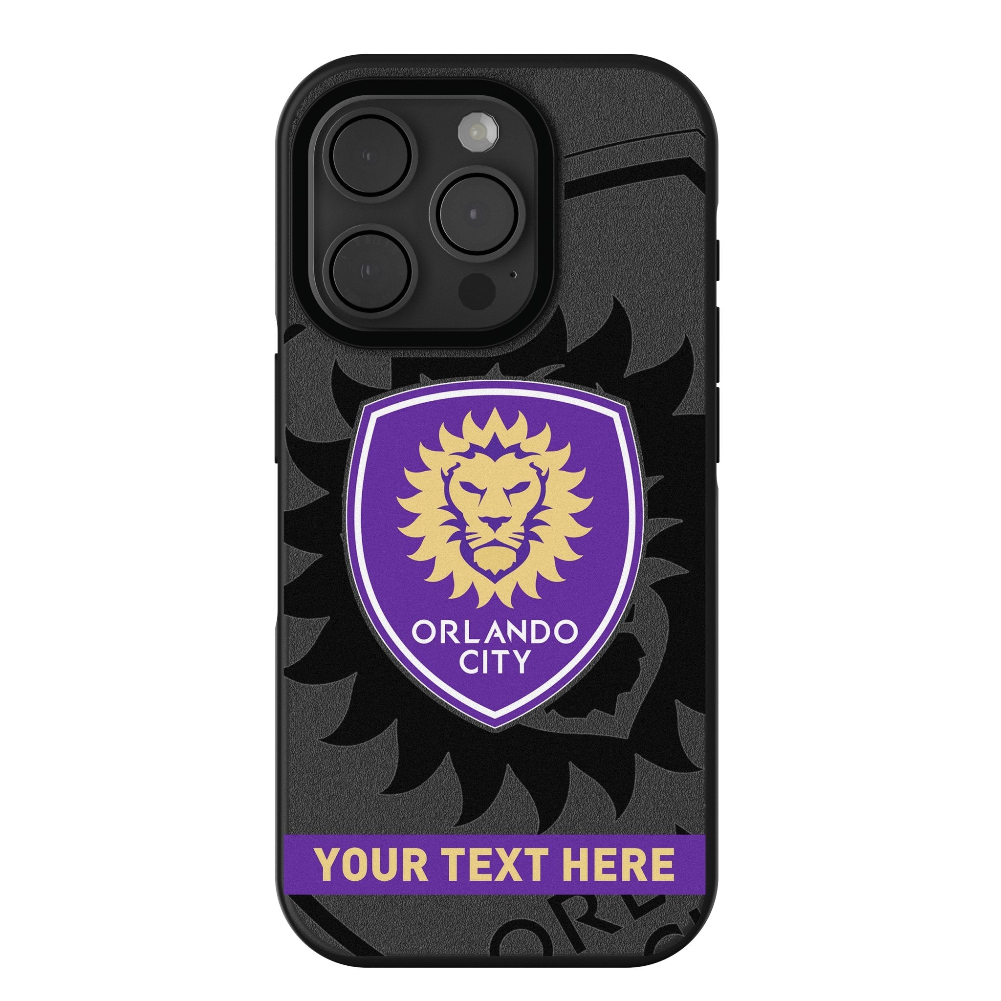 Orlando City Soccer Club Personalized Tilt Bump Phone Case for Apple iPhone