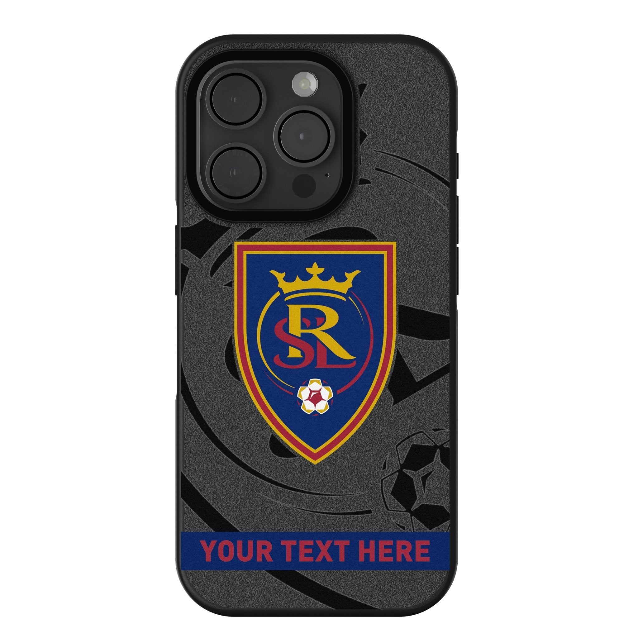 Real Salt Lake Personalized Tilt Bump Phone Case for Apple iPhone
