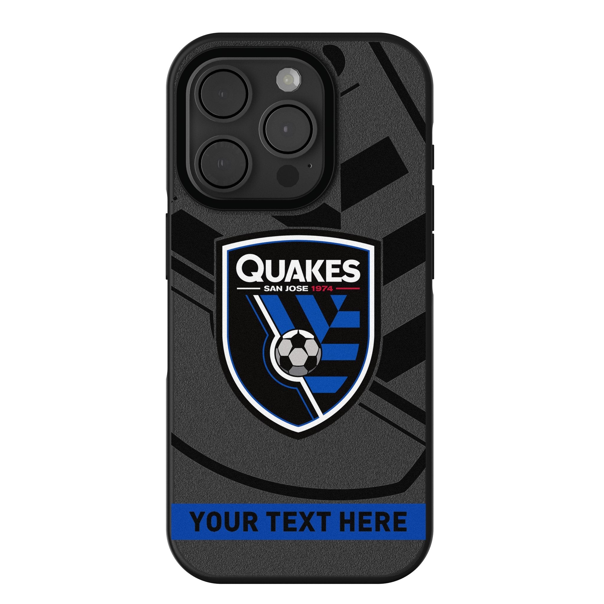 San Jose Earthquakes Personalized Tilt Bump Phone Case for Apple iPhone