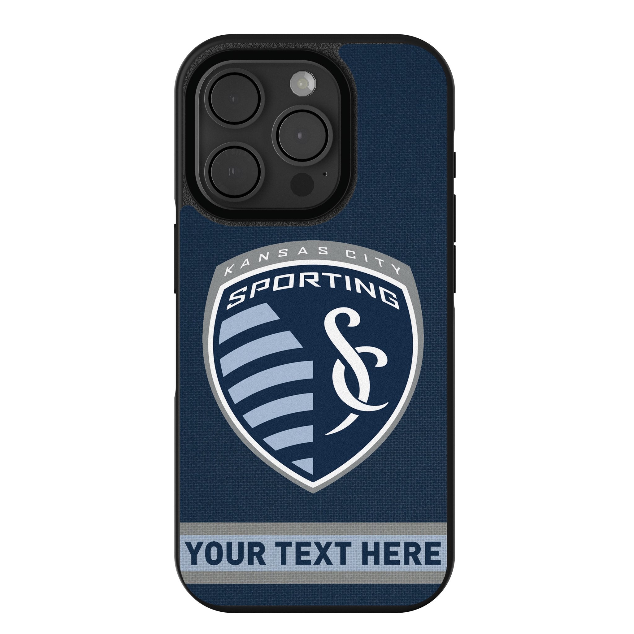 Sporting Kansas City Personalized Stripe Bump Phone Case for Apple iPhone 1
