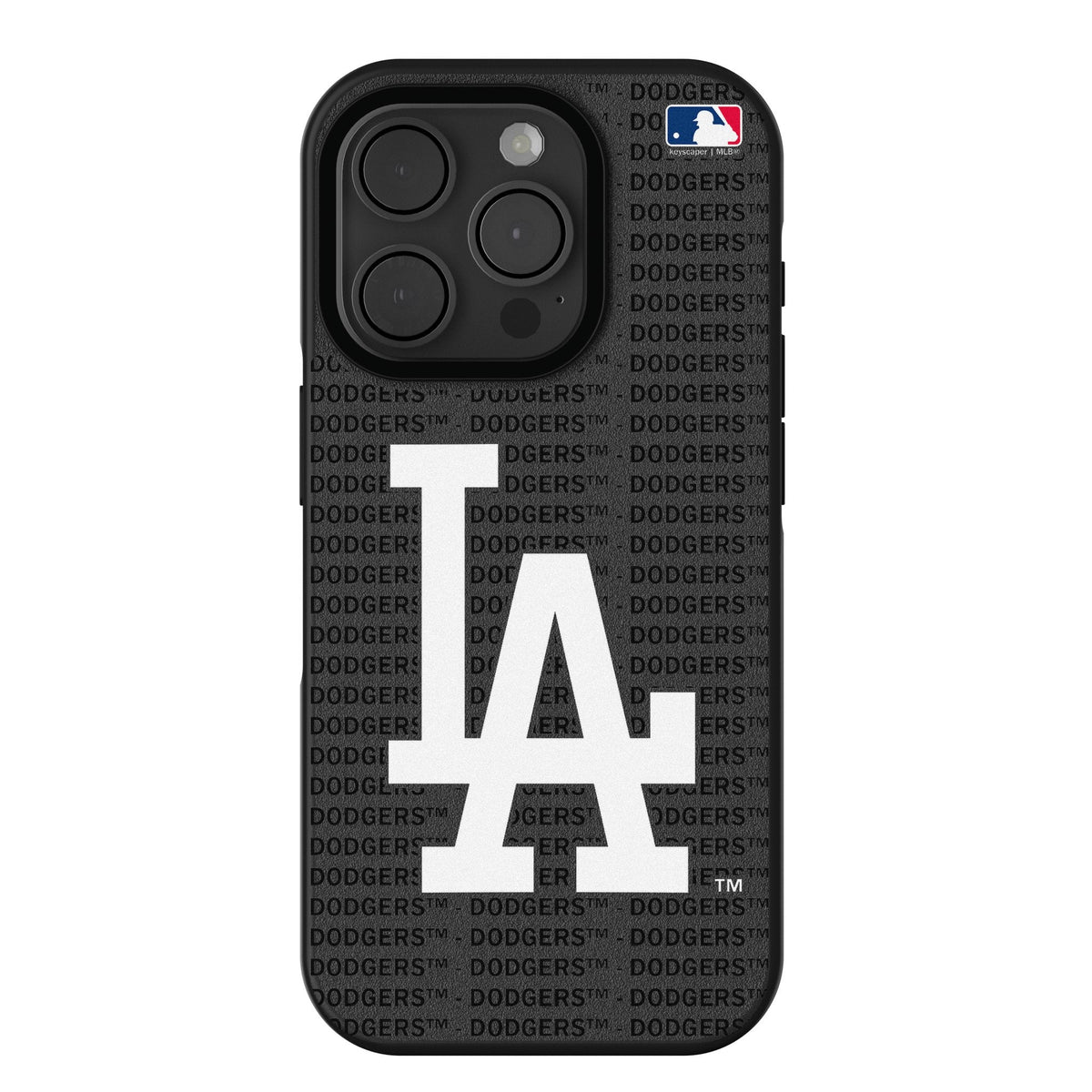 LA Dodgers Text Backdrop Bump Phone Case for Apple iPhone 1