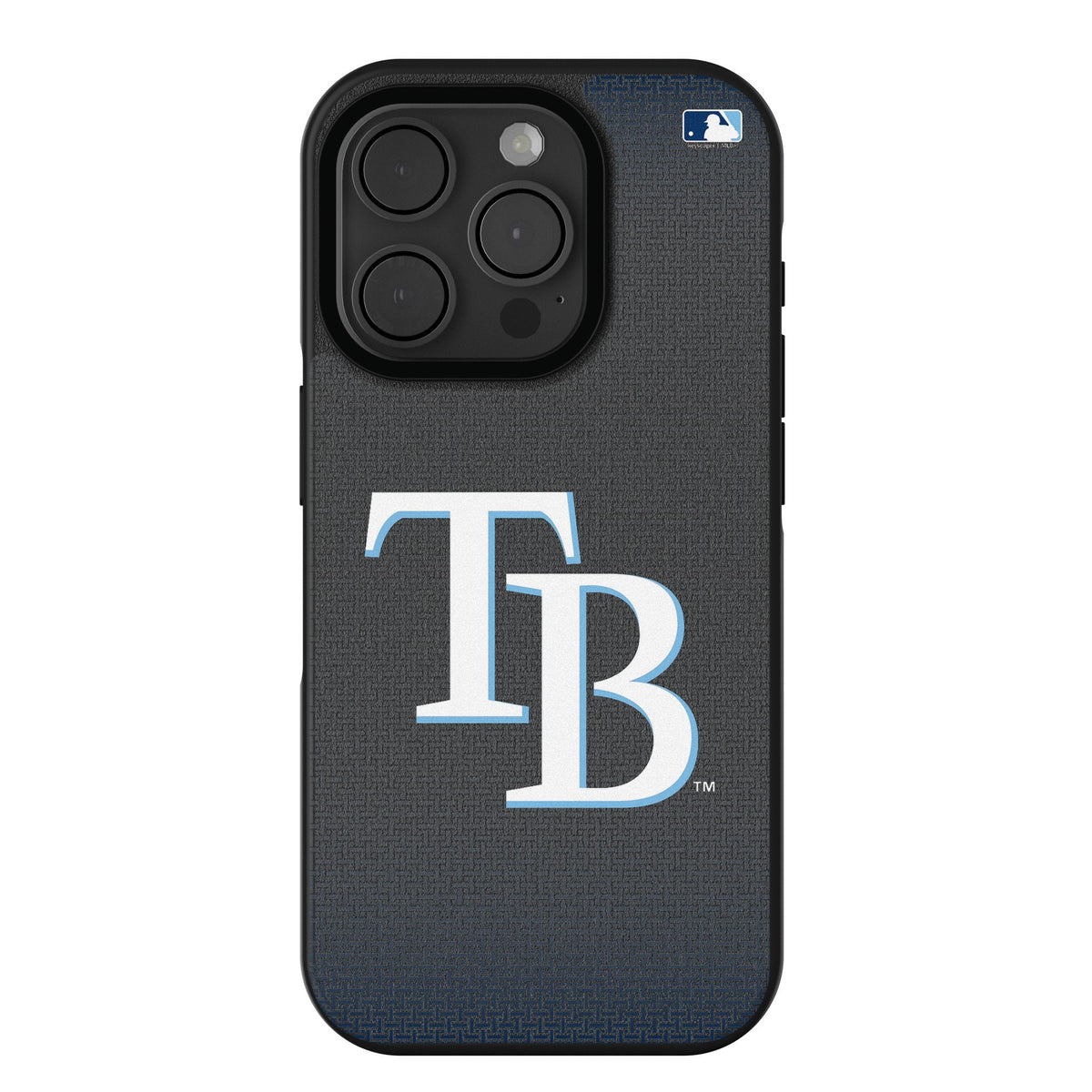 Tampa Bay Rays Linen Bump Phone Case for Apple iPhone 1