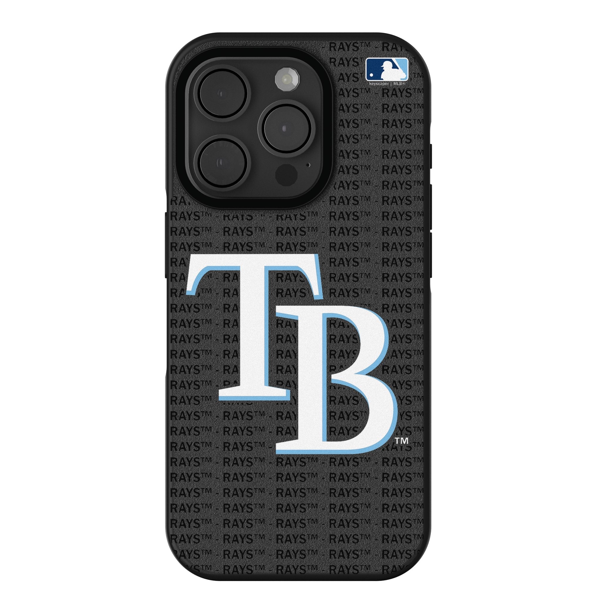 Tampa Bay Rays Text Backdrop Bump Phone Case for Apple iPhone 1