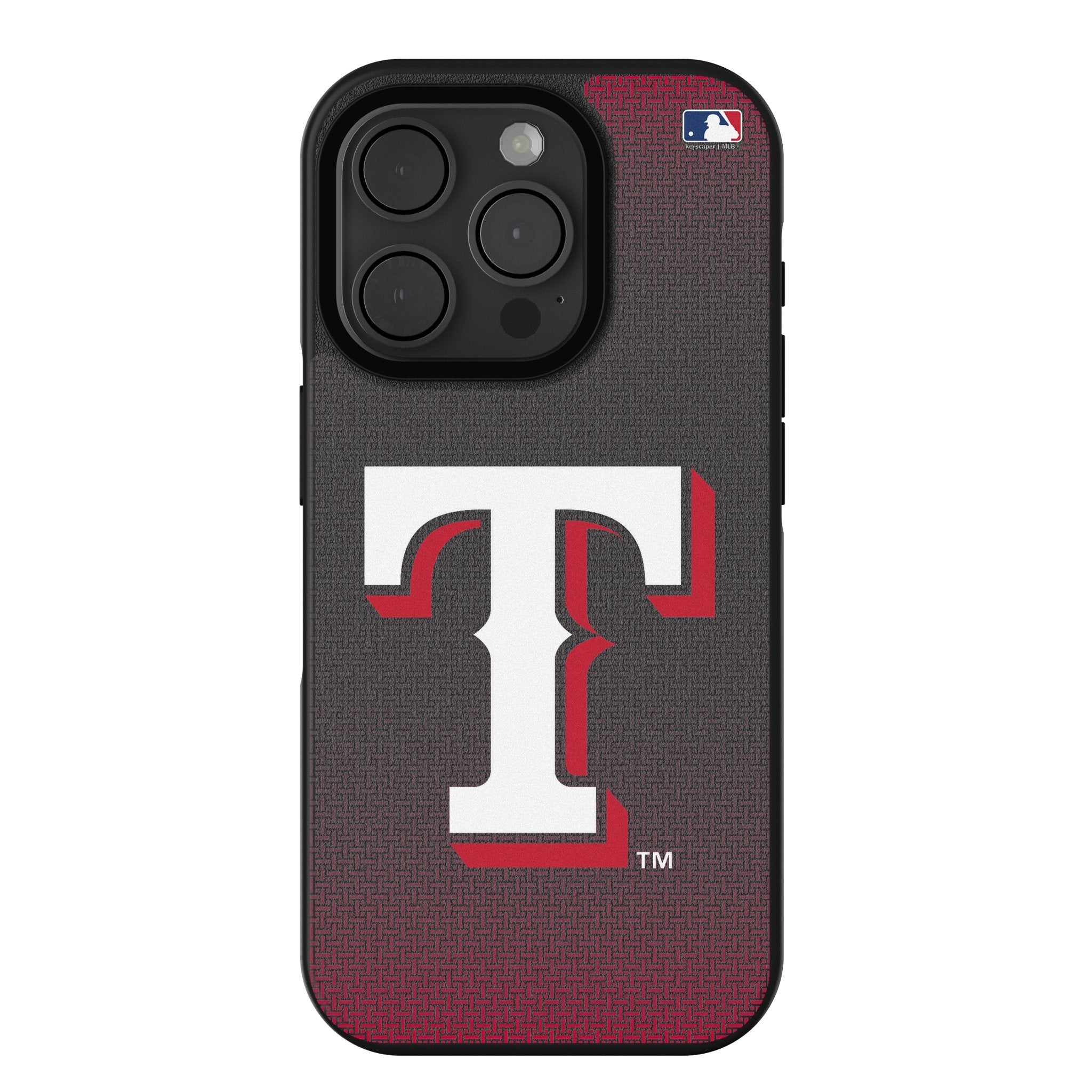 Texas Rangers Linen Bump Phone Case for Apple iPhone