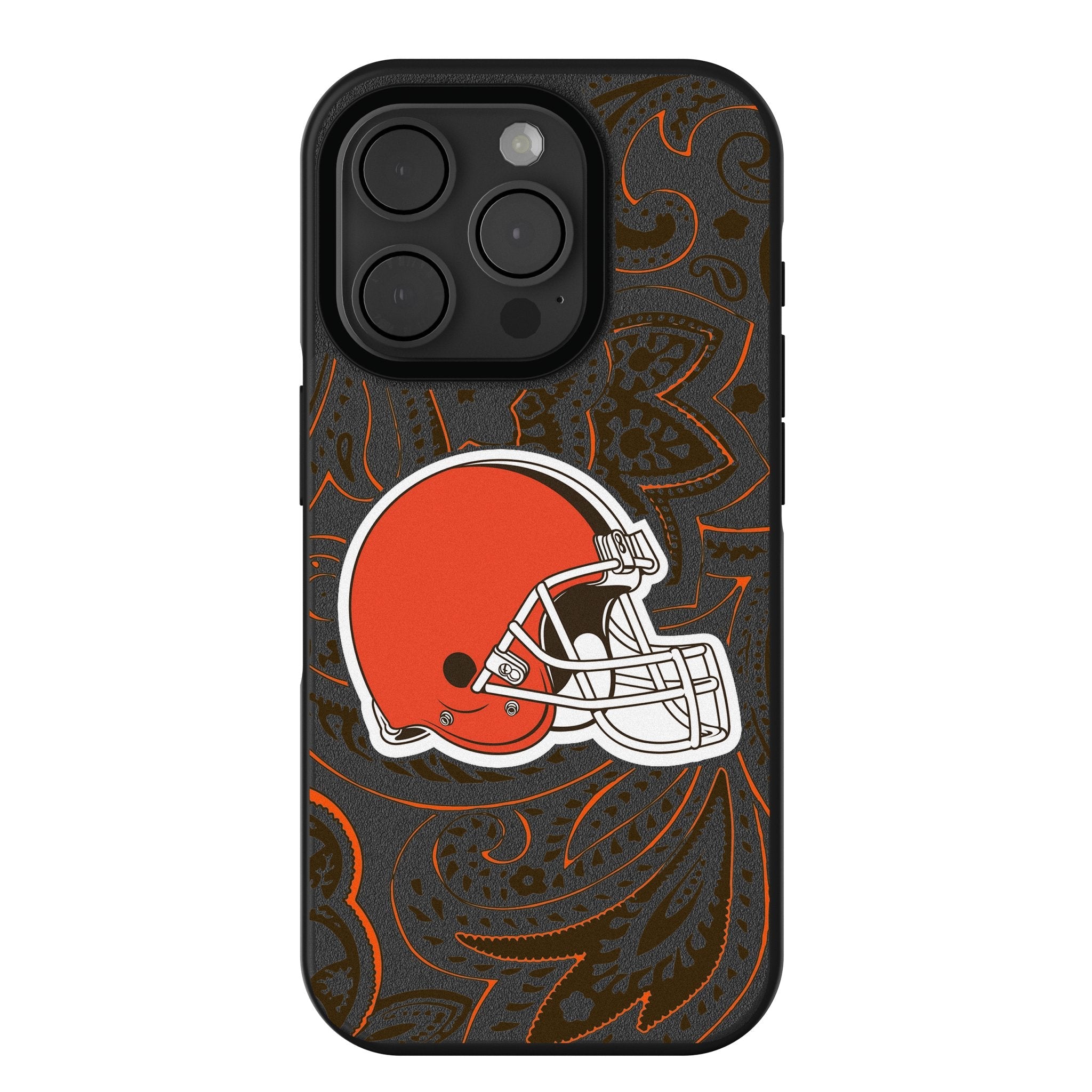 Cleveland Browns Paisley Bump Phone Case for Apple iPhone 1