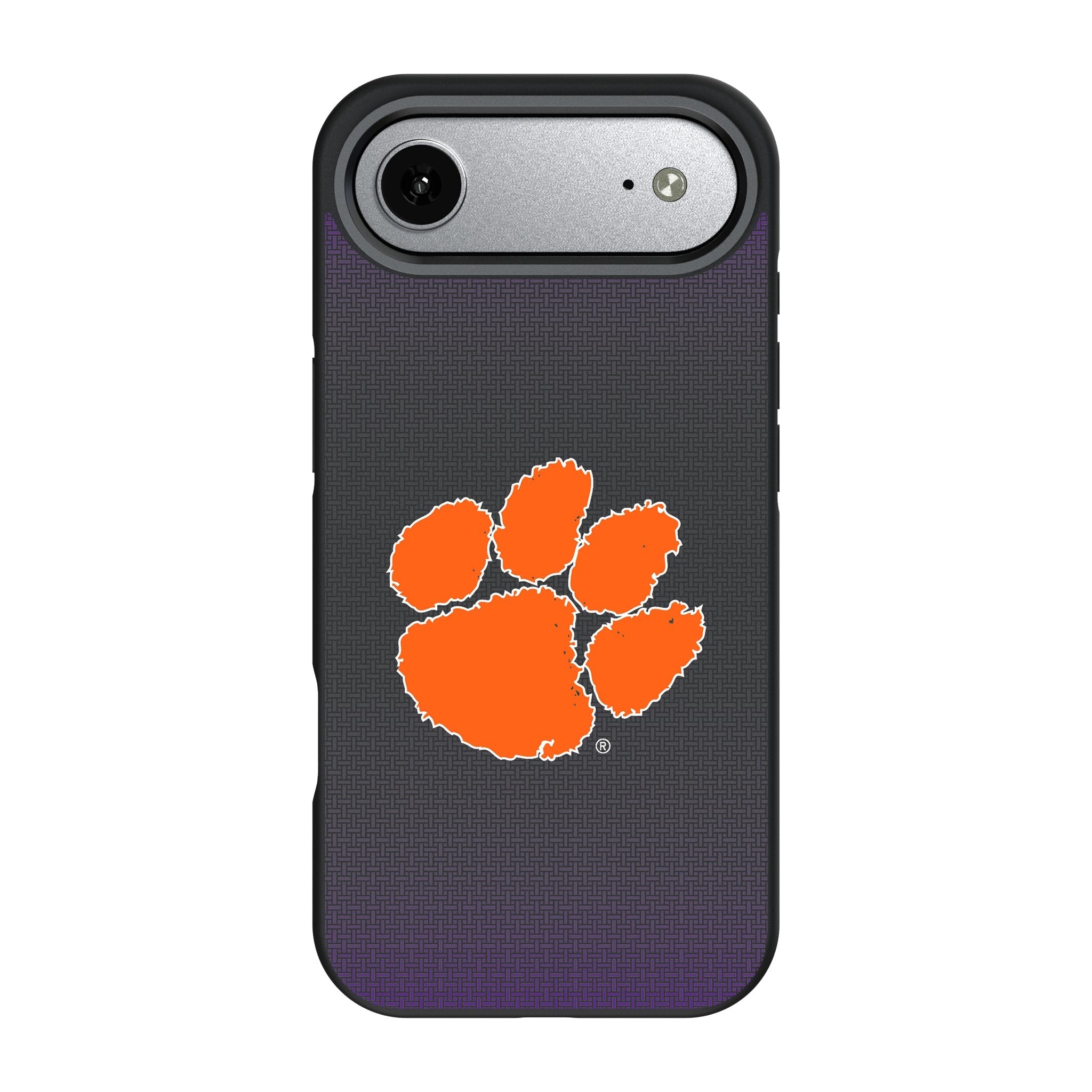 Clemson University Tigers Linen Bump Phone Case for Apple iPhone 17 Series 3