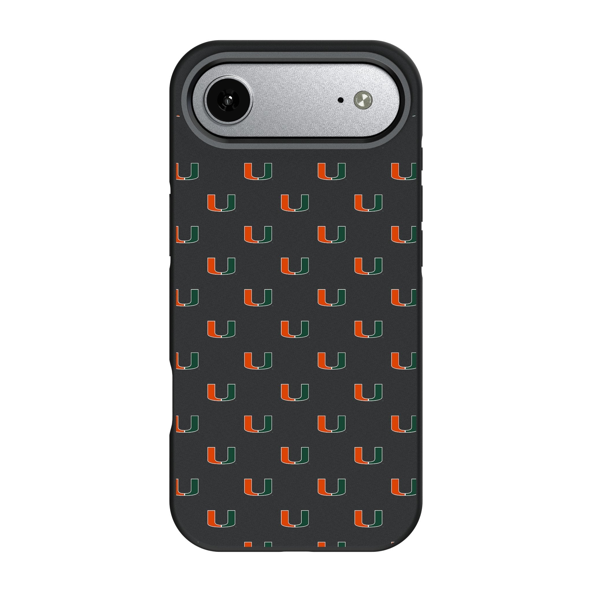 University of Miami Hurricanes Fashion Pattern Bump Phone Case for Apple iPhone 17 Series 3