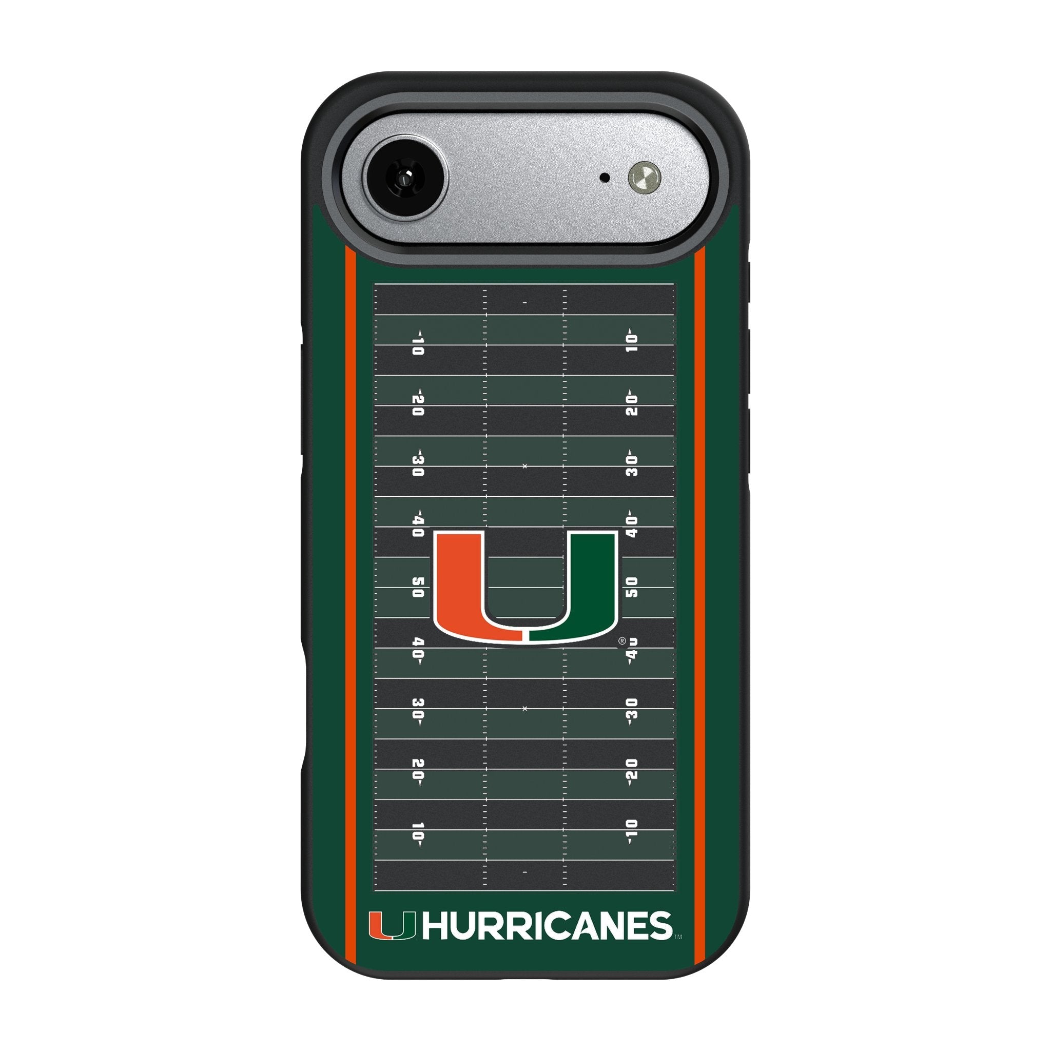 University of Miami Hurricanes Field Bump Phone Case for Apple iPhone 17 Series 3