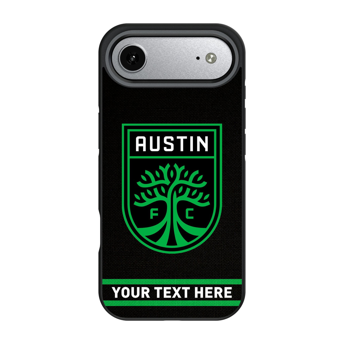 Austin FC Personalized Stripe Bump Phone Case for Apple iPhone 17 Series 3