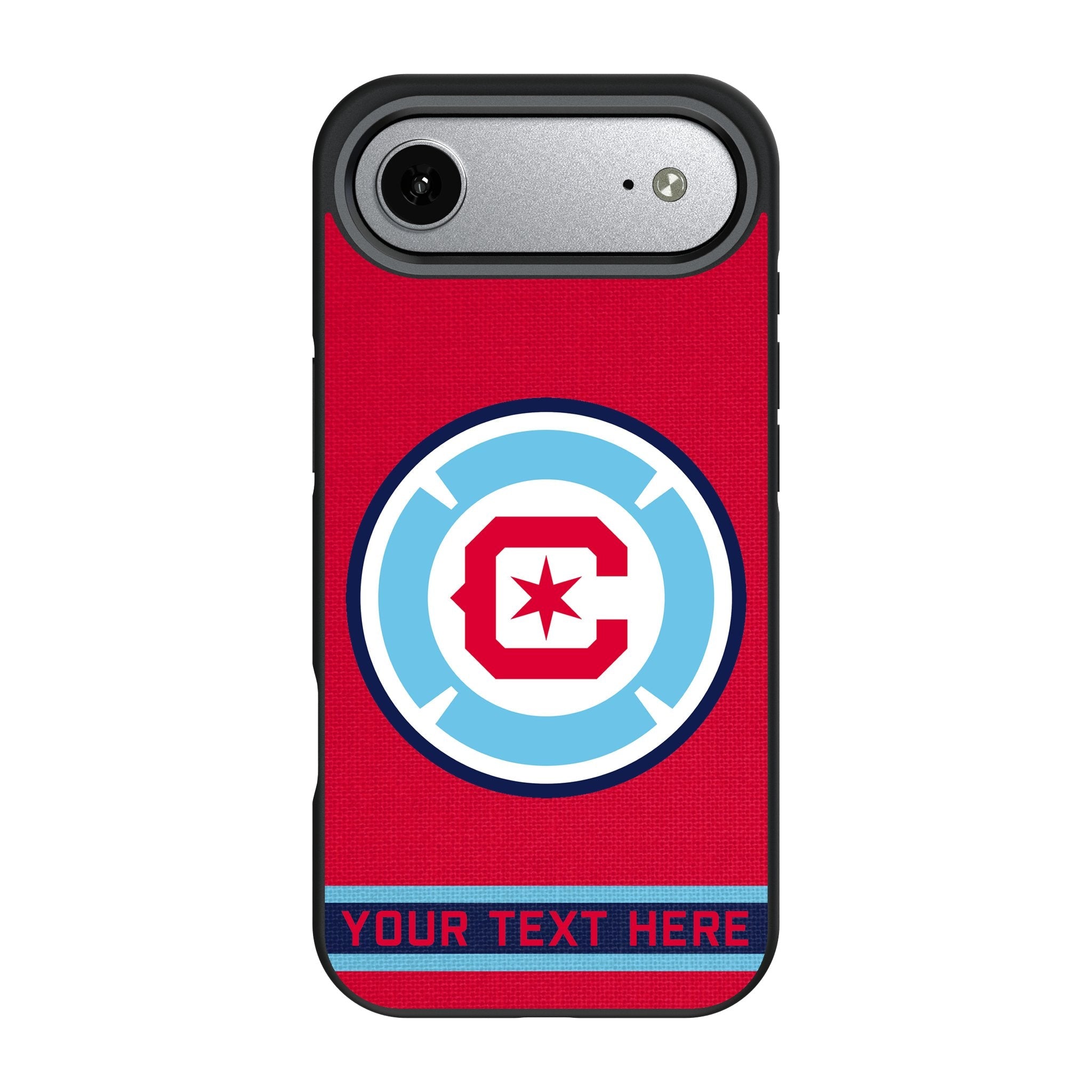 Chicago Fire Personalized Stripe Bump Phone Case for Apple iPhone 17 Series 3