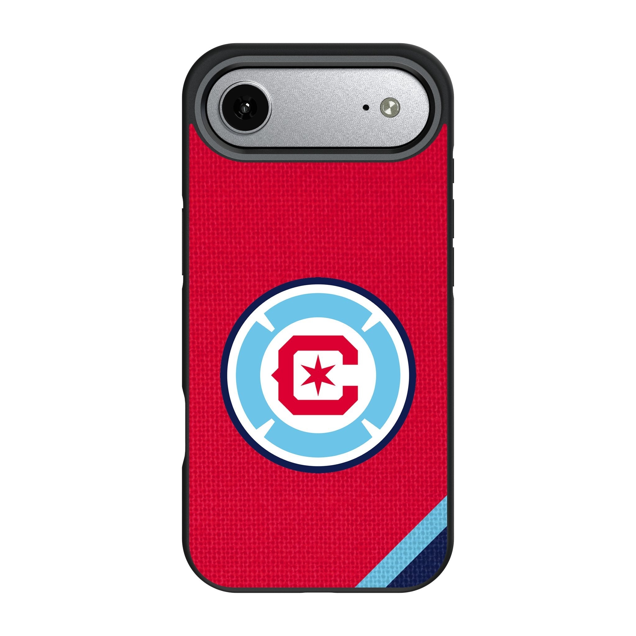 Chicago Fire Diagonal Stripe Bump Phone Case for Apple iPhone 17 Series 3
