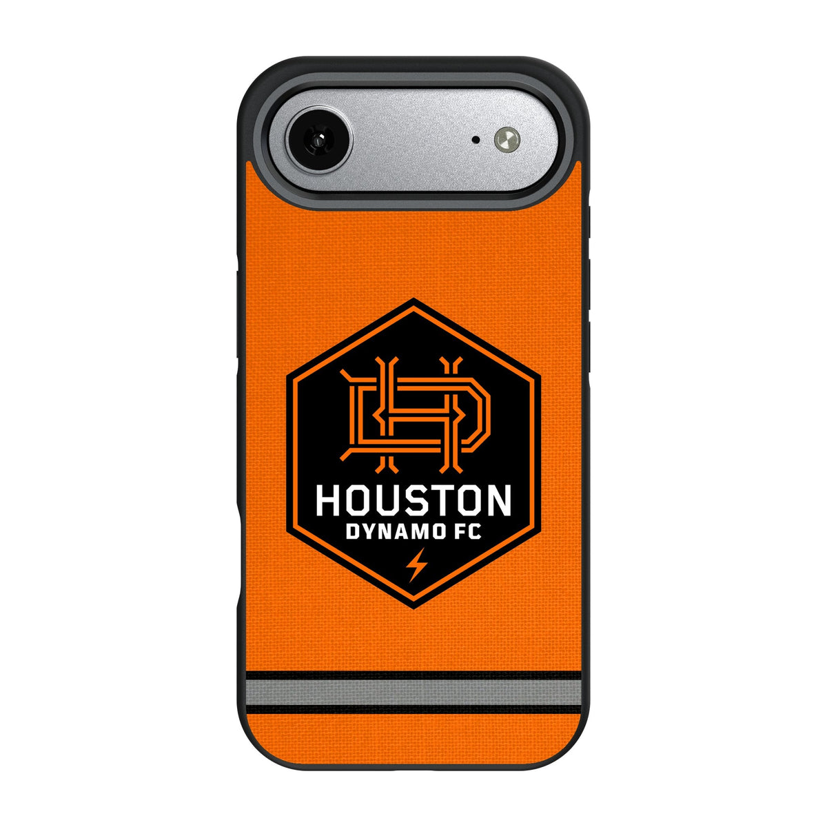 Houston Dynamo Stripe Bump Phone Case for Apple iPhone 17 Series 3
