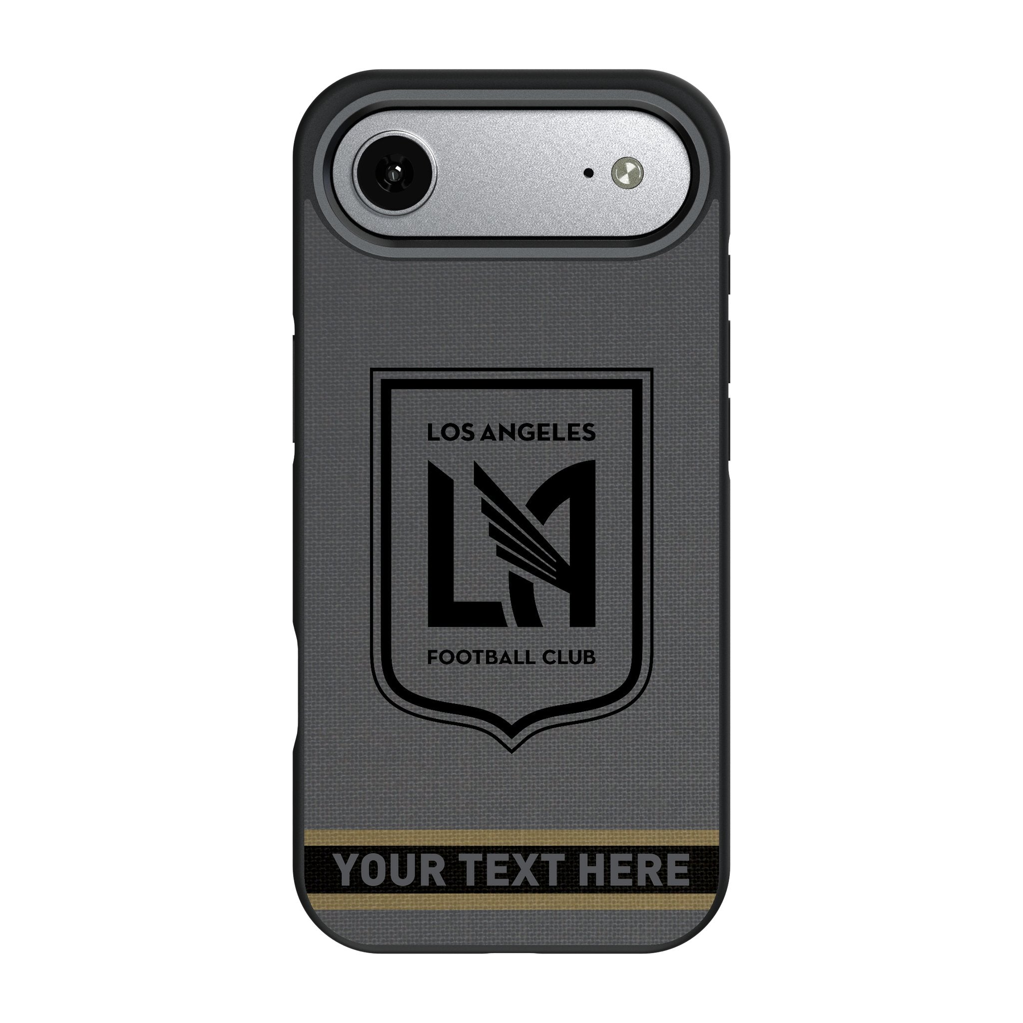 Los Angeles Football Club Personalized Stripe Bump Phone Case for Apple iPhone 17 Series 3