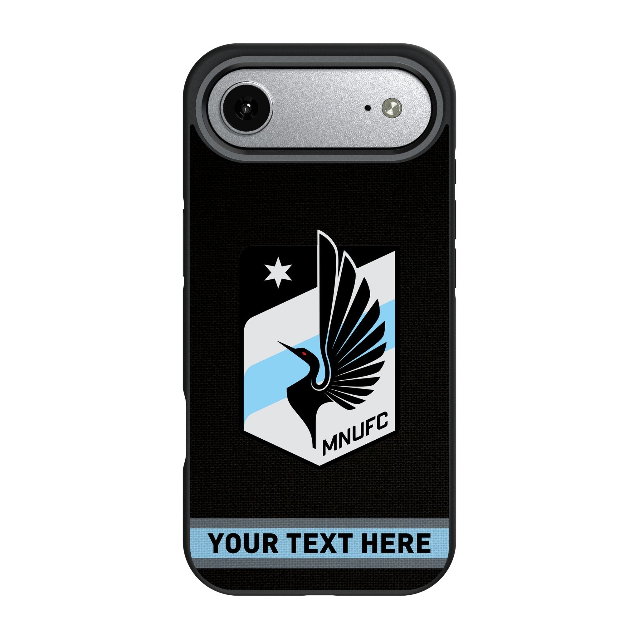 Minnesota United FC Personalized Stripe Bump Phone Case for Apple iPhone 17 Series 3