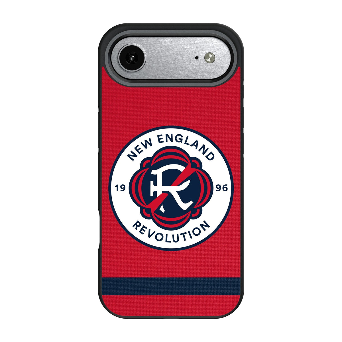 New England Revolution Stripe Bump Phone Case for Apple iPhone 17 Series 3