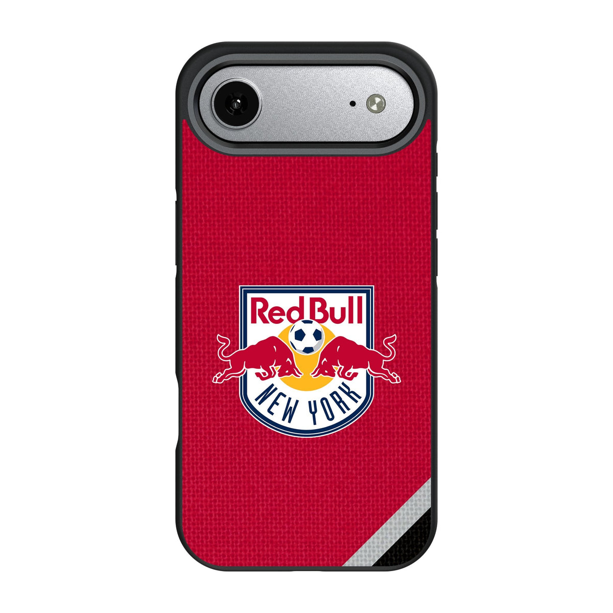 New York Red Bulls Diagonal Stripe Bump Phone Case for Apple iPhone 17 Series 3
