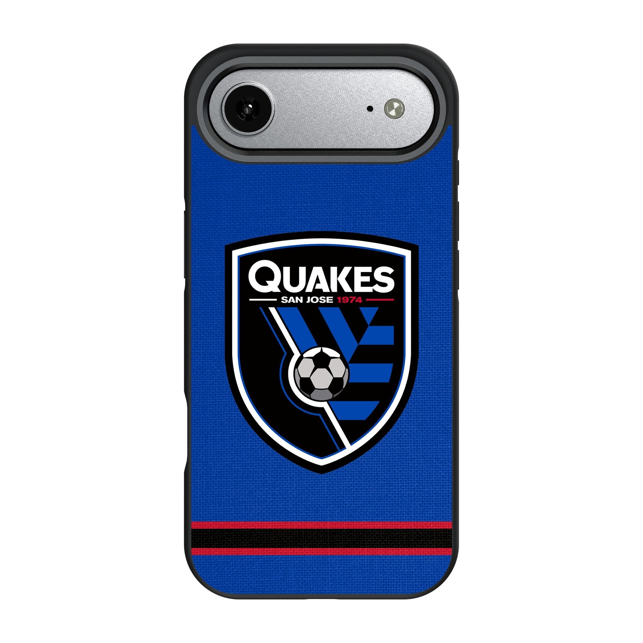 San Jose Earthquakes Stripe Bump Phone Case for Apple iPhone 17 Series 3