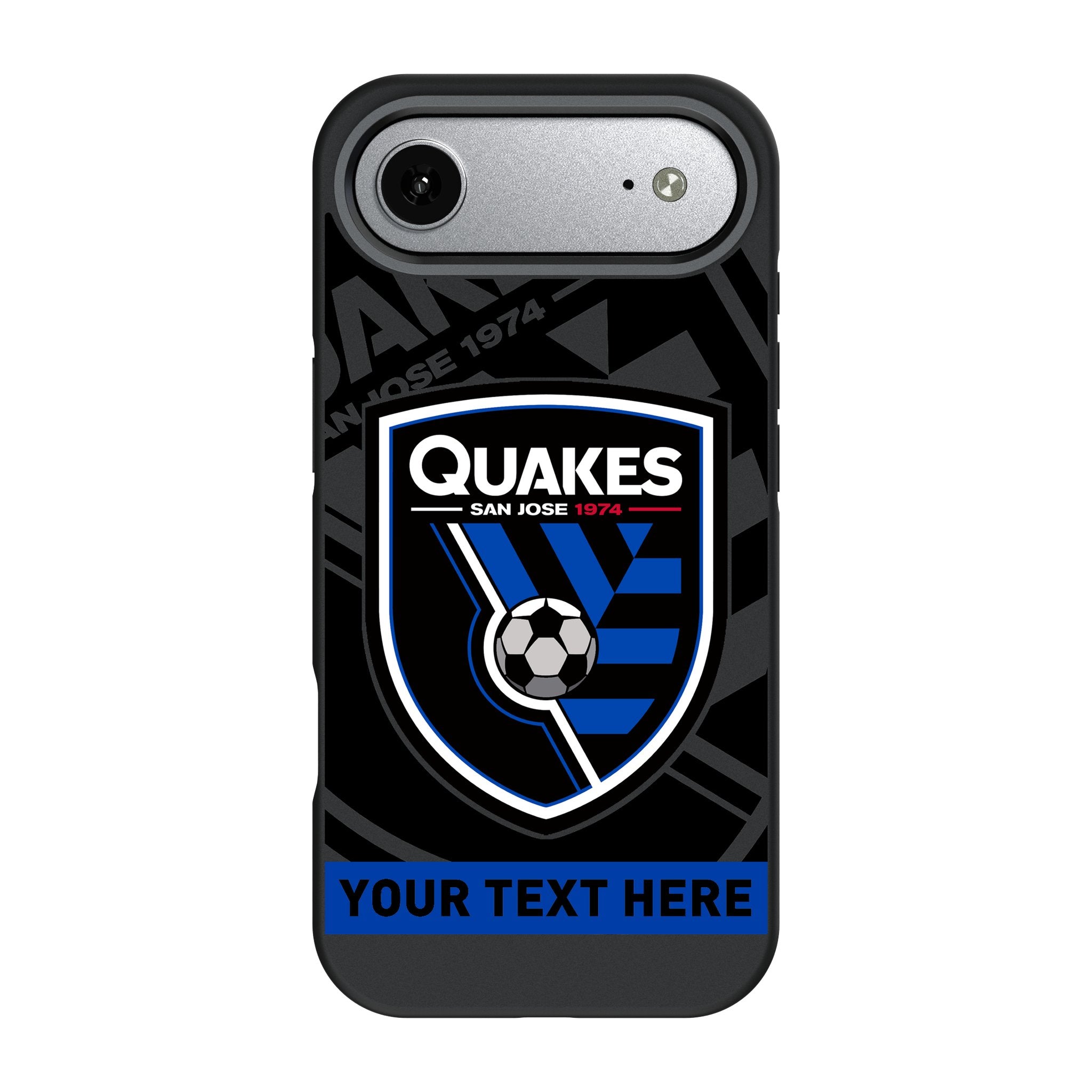 San Jose Earthquakes Personalized Tilt Bump Phone Case for Apple iPhone 17 Series 3