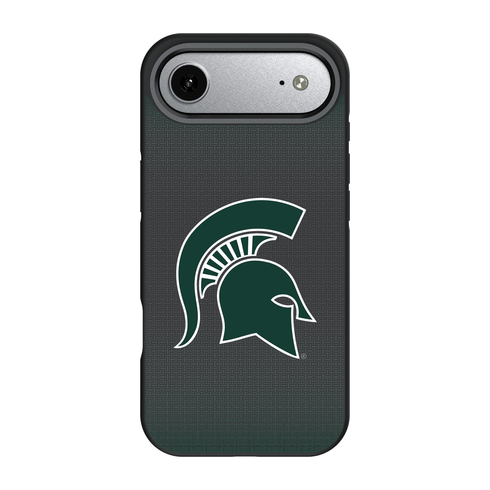 Michigan State University Spartans Linen Bump Phone Case for Apple iPhone 17 Series 3