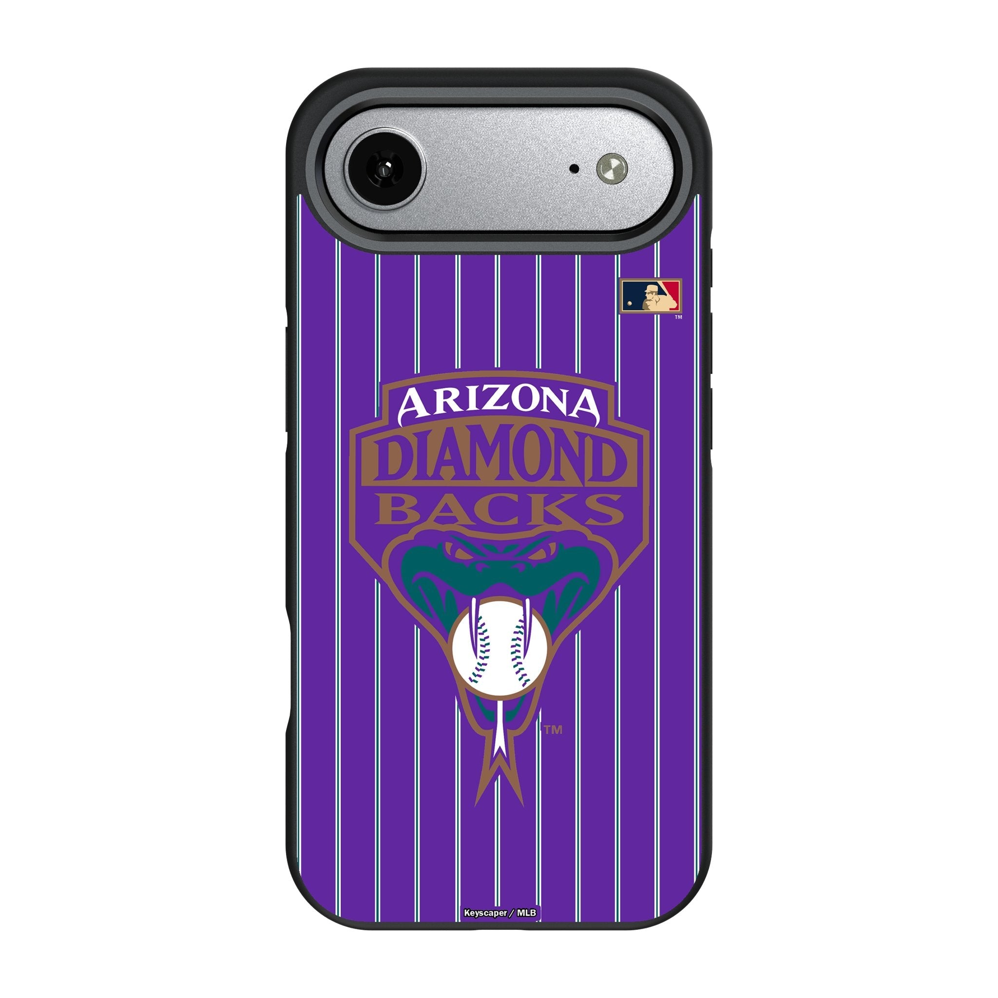 Arizona Diamondbacks 1999-2006 - Cooperstown Collection Pinstripe Bump Phone Case for Apple iPhone 17 Series 3