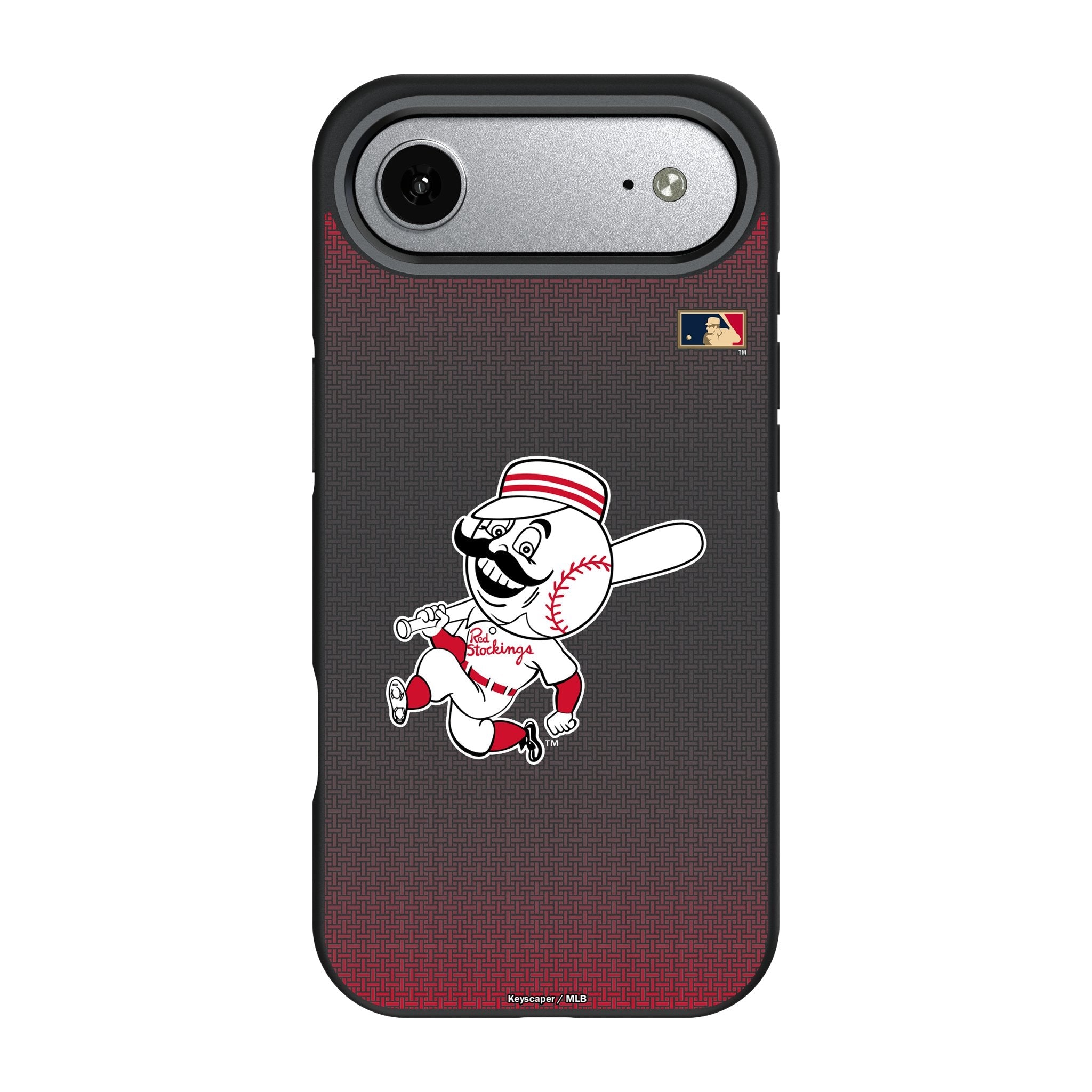 Cincinnati Reds 1953-1967 - Cooperstown Collection Linen Bump Phone Case for Apple iPhone 17 Series 3