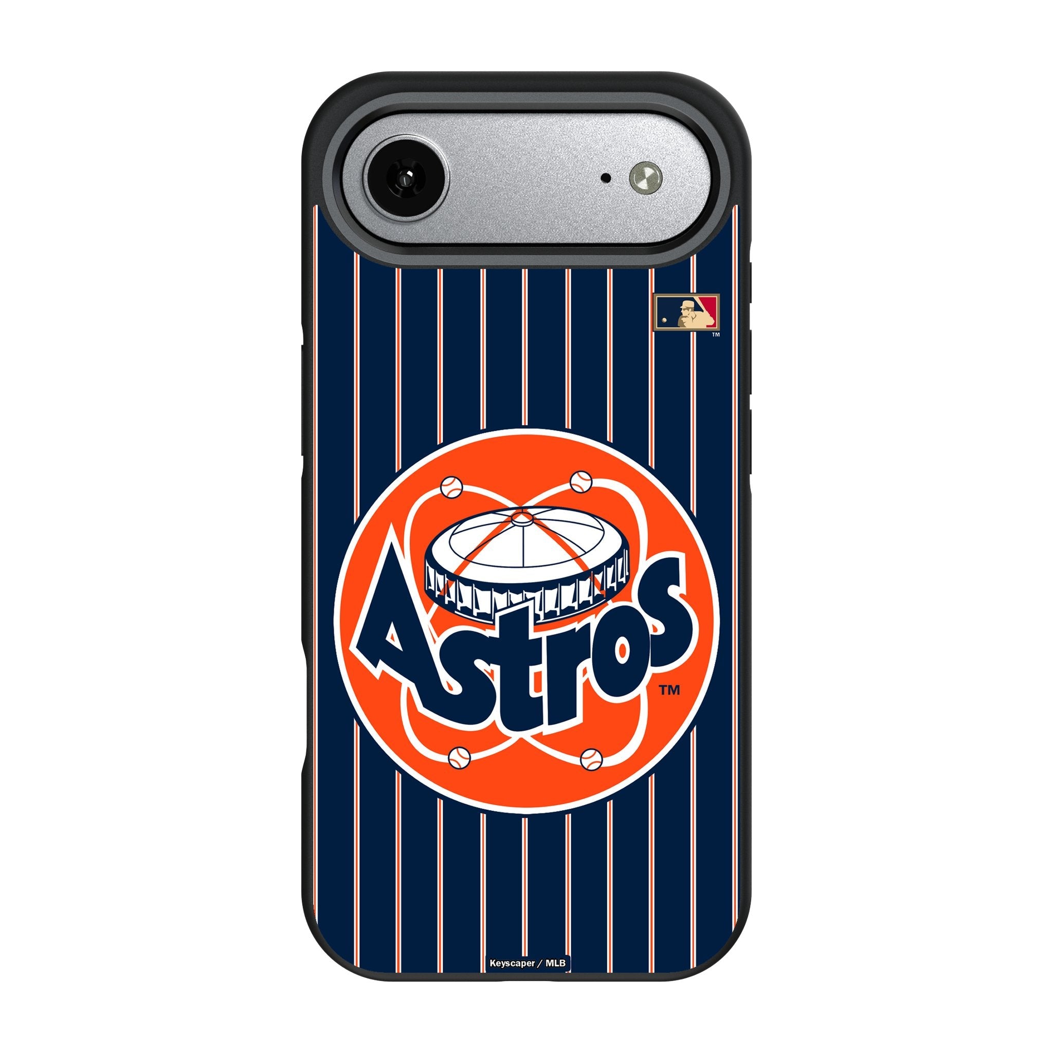 Houston Astros 1977-1993 - Cooperstown Collection Pinstripe Bump Phone Case for Apple iPhone 17 Series 3