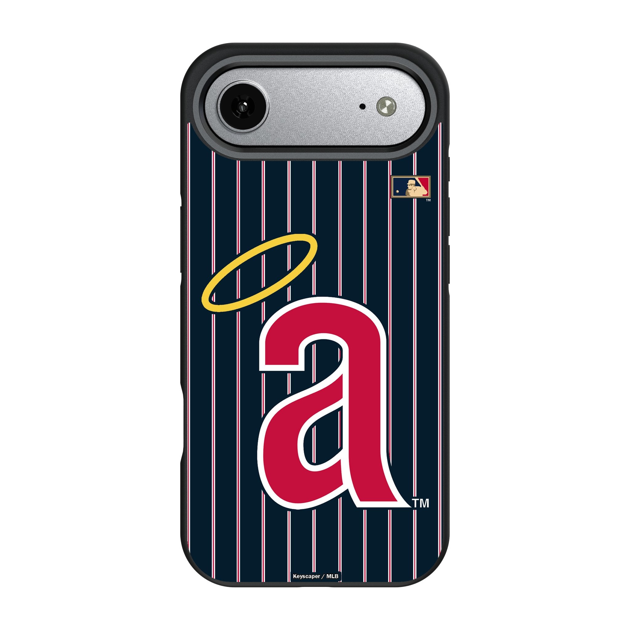 LA Angels 1971 - Cooperstown Collection Pinstripe Bump Phone Case for Apple iPhone 17 Series 3