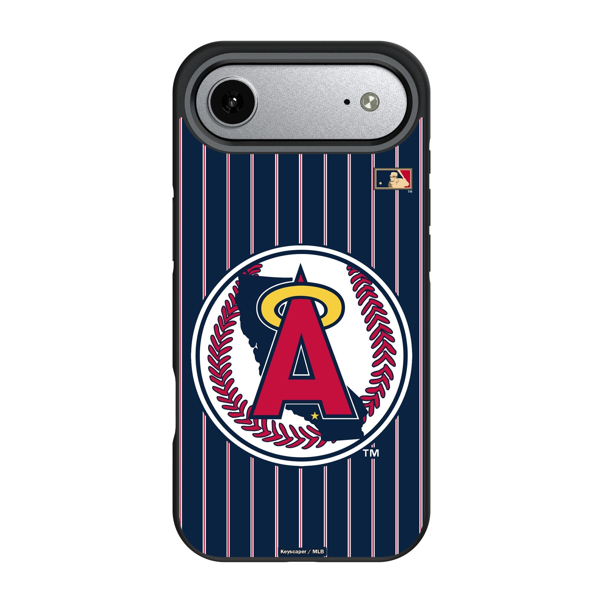 LA Angels 1986-1992 - Cooperstown Collection Pinstripe Bump Phone Case for Apple iPhone 17 Series 3