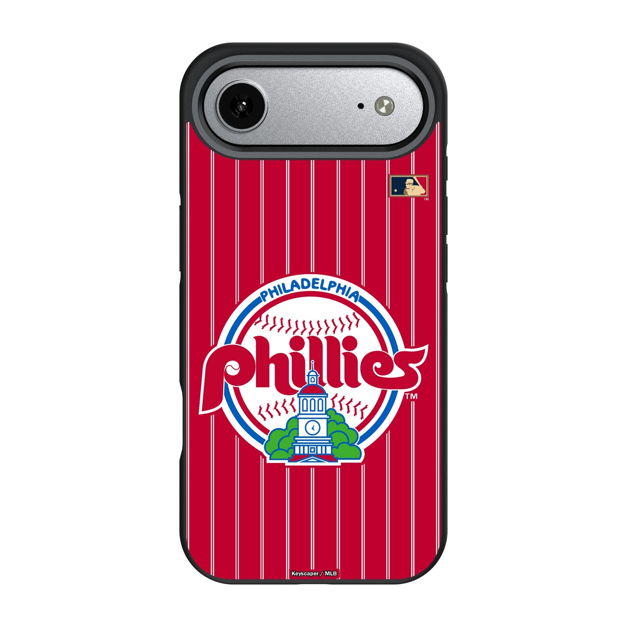 Philadelphia Phillies 1984-1991 - Cooperstown Collection Pinstripe Bump Phone Case for Apple iPhone 17 Series 3