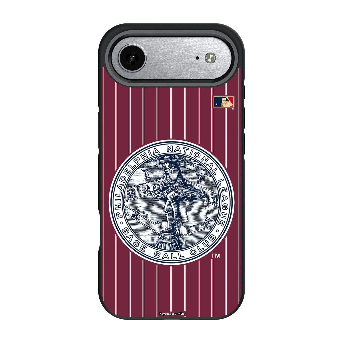 Philadelphia Phillies 1915-1943 - Cooperstown Collection Pinstripe Bump Phone Case for Apple iPhone 17 Series 3
