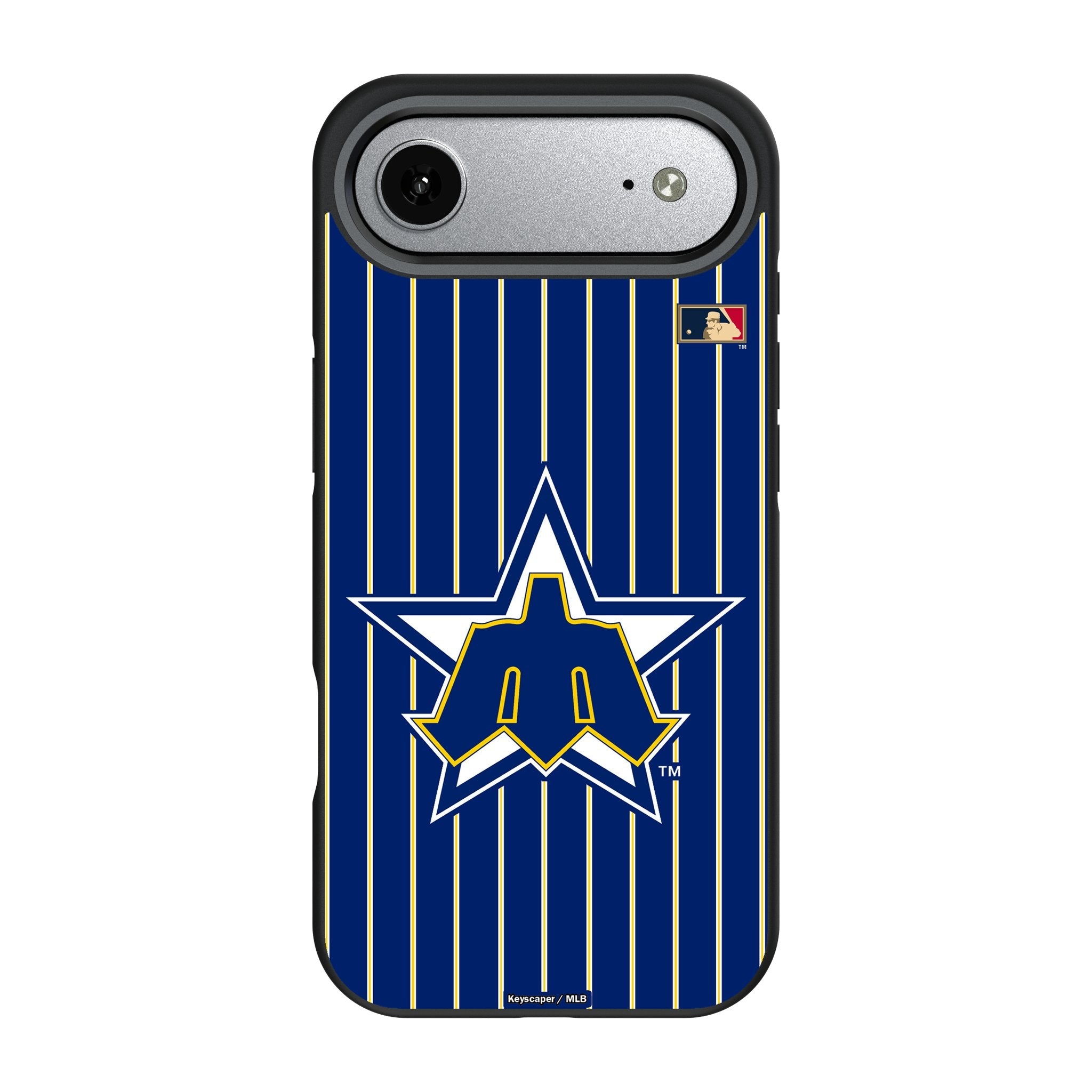 Seattle Mariners 1981-1986 - Cooperstown Collection Pinstripe Bump Phone Case for Apple iPhone 17 Series 3