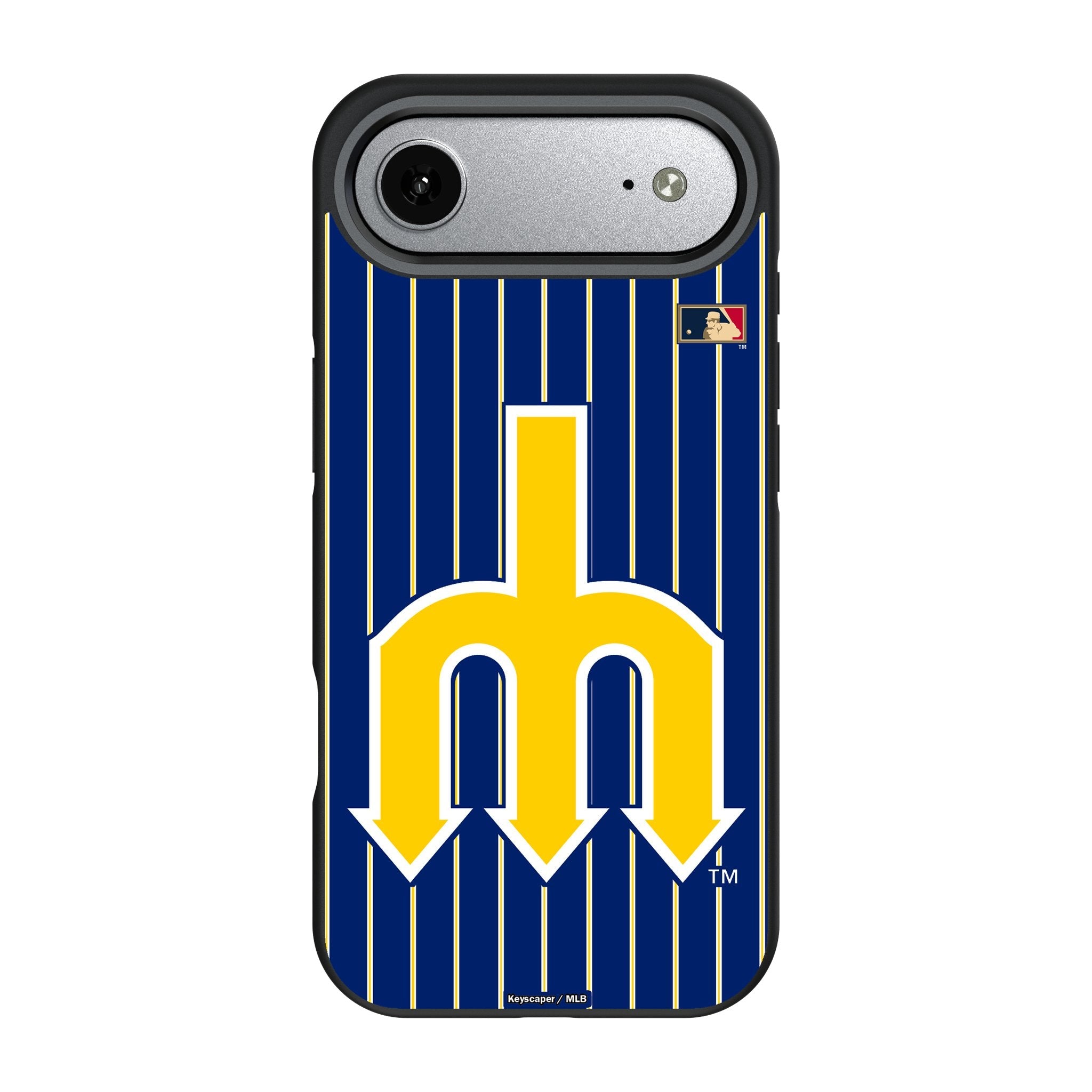 Seattle Mariners 1977-1980 - Cooperstown Collection Pinstripe Bump Phone Case for Apple iPhone 17 Series 3