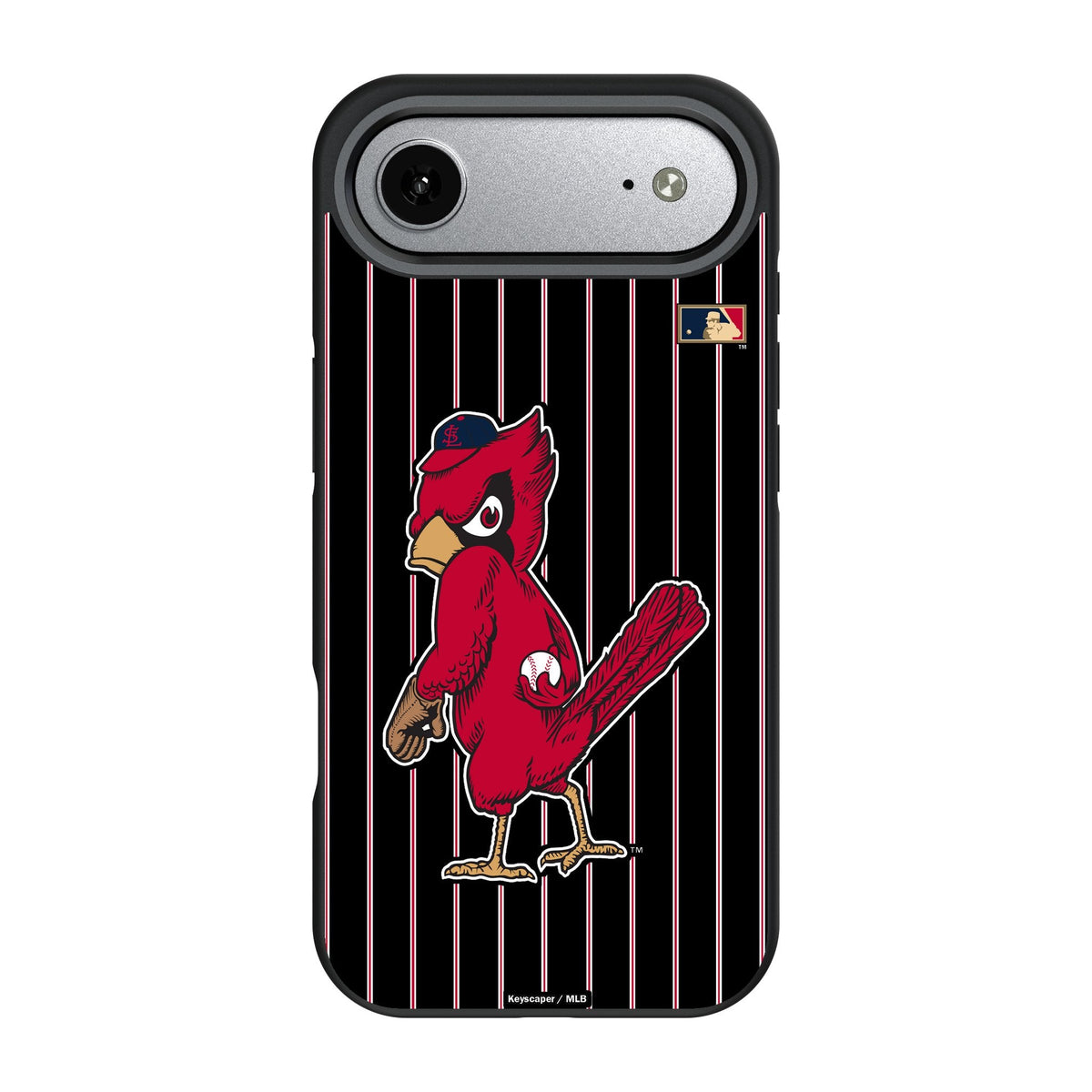 St Louis Cardinals 1950s - Cooperstown Collection Pinstripe Bump Phone Case for Apple iPhone 17 Series 3