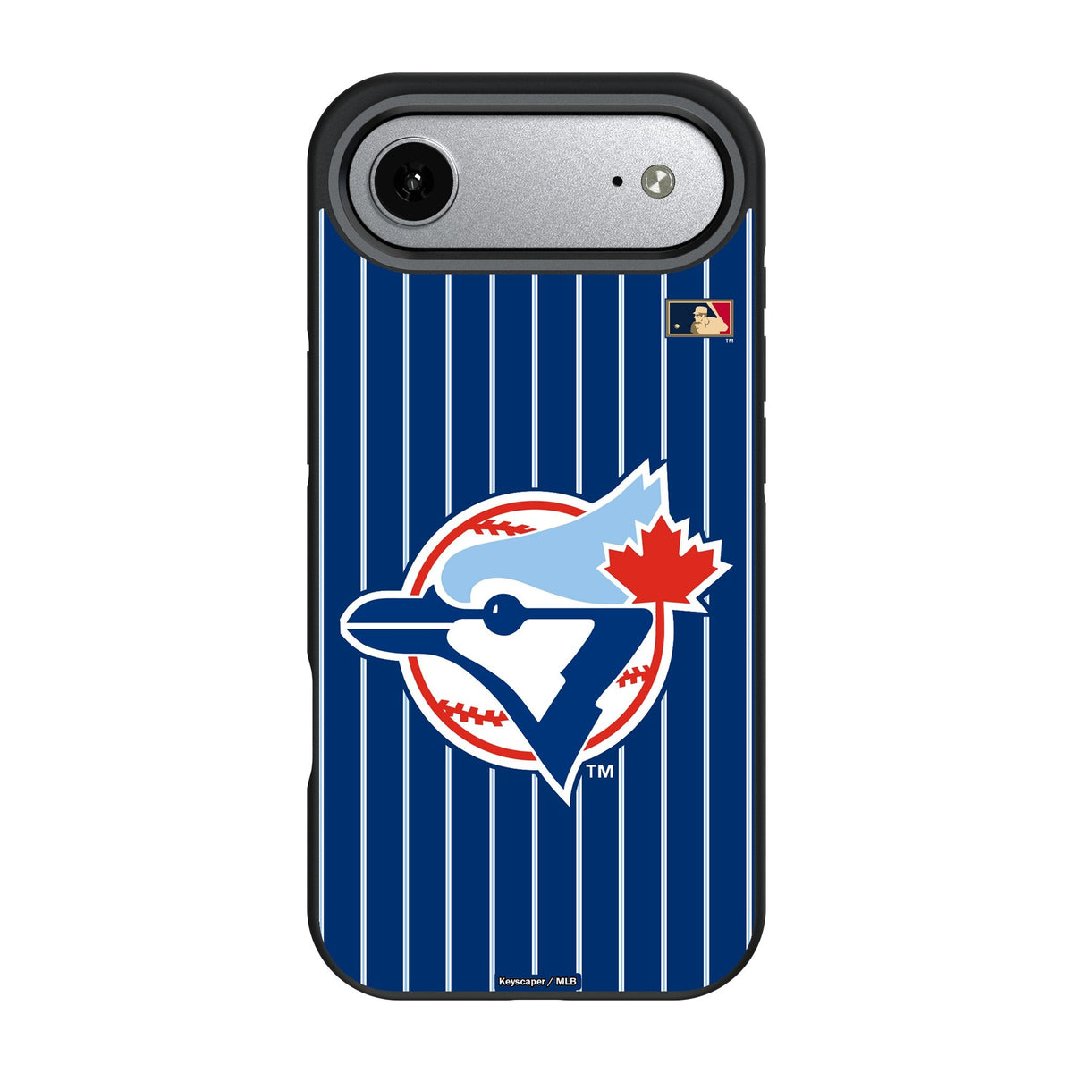 Toronto Blue Jays 1977-1988 - Cooperstown Collection Pinstripe Bump Phone Case for Apple iPhone 17 Series 3
